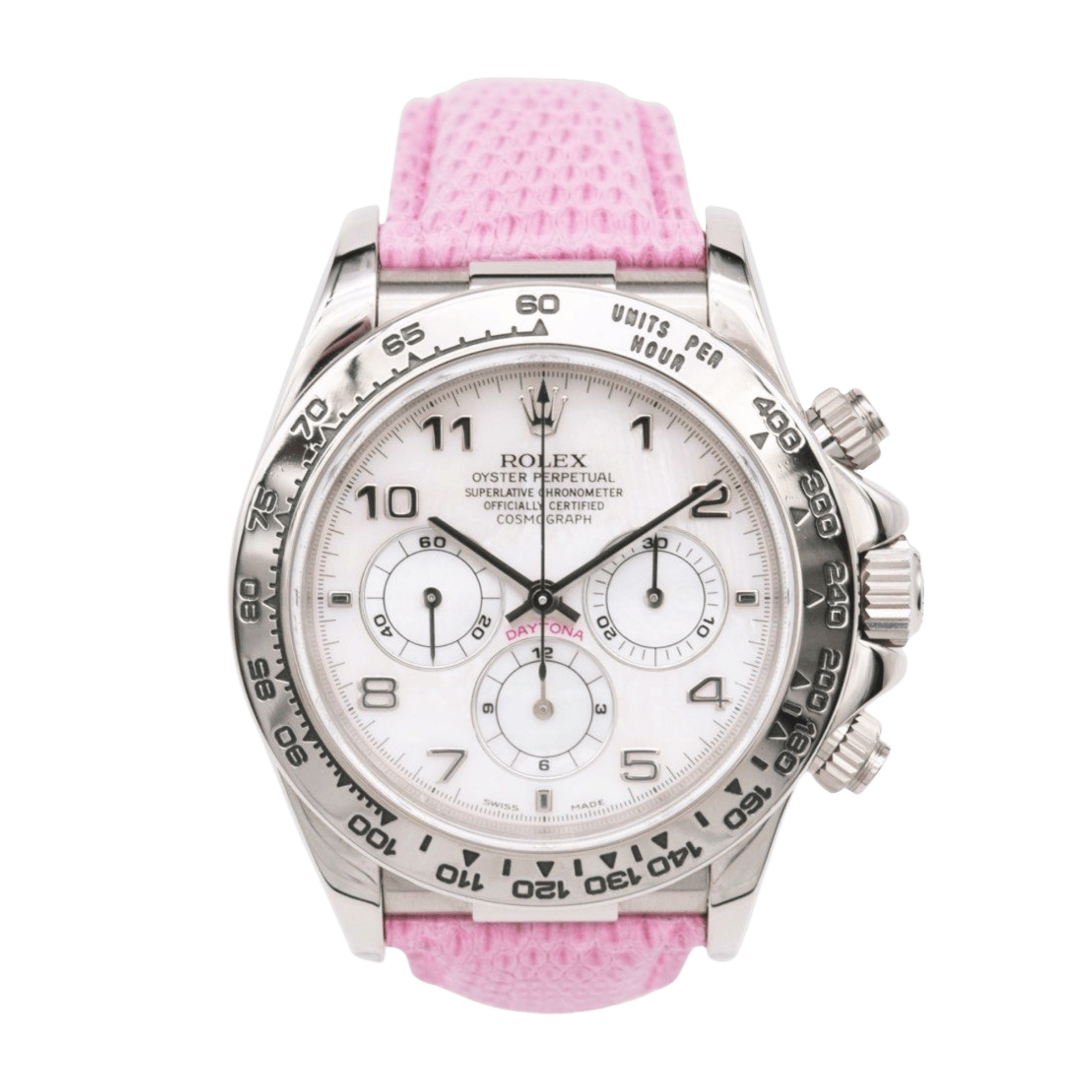 Vintage Daytona White Gold Mother of Pearl Dial 40mm Product Image