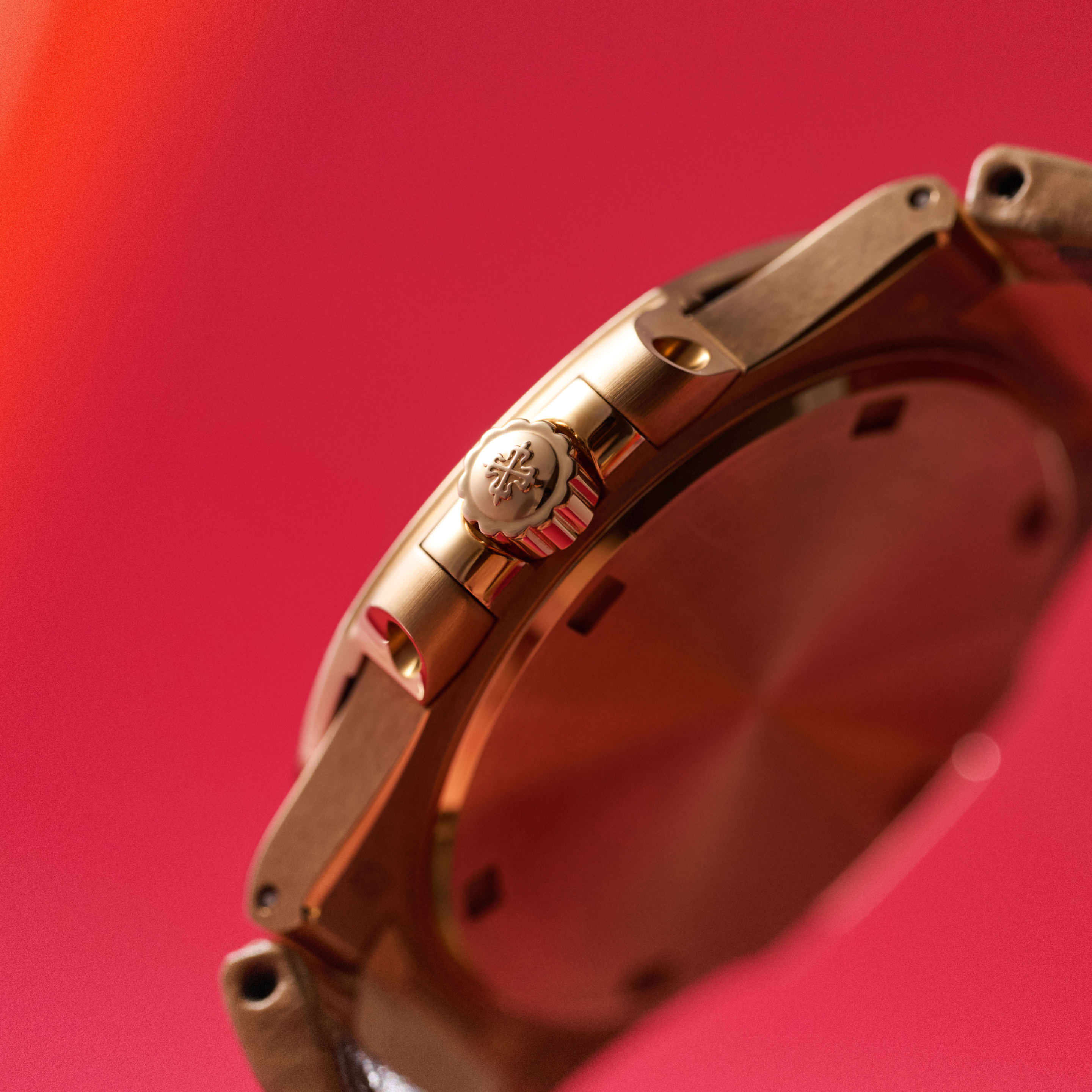 Nautilus Rose Gold Diamond White Dial 32mm Product Image