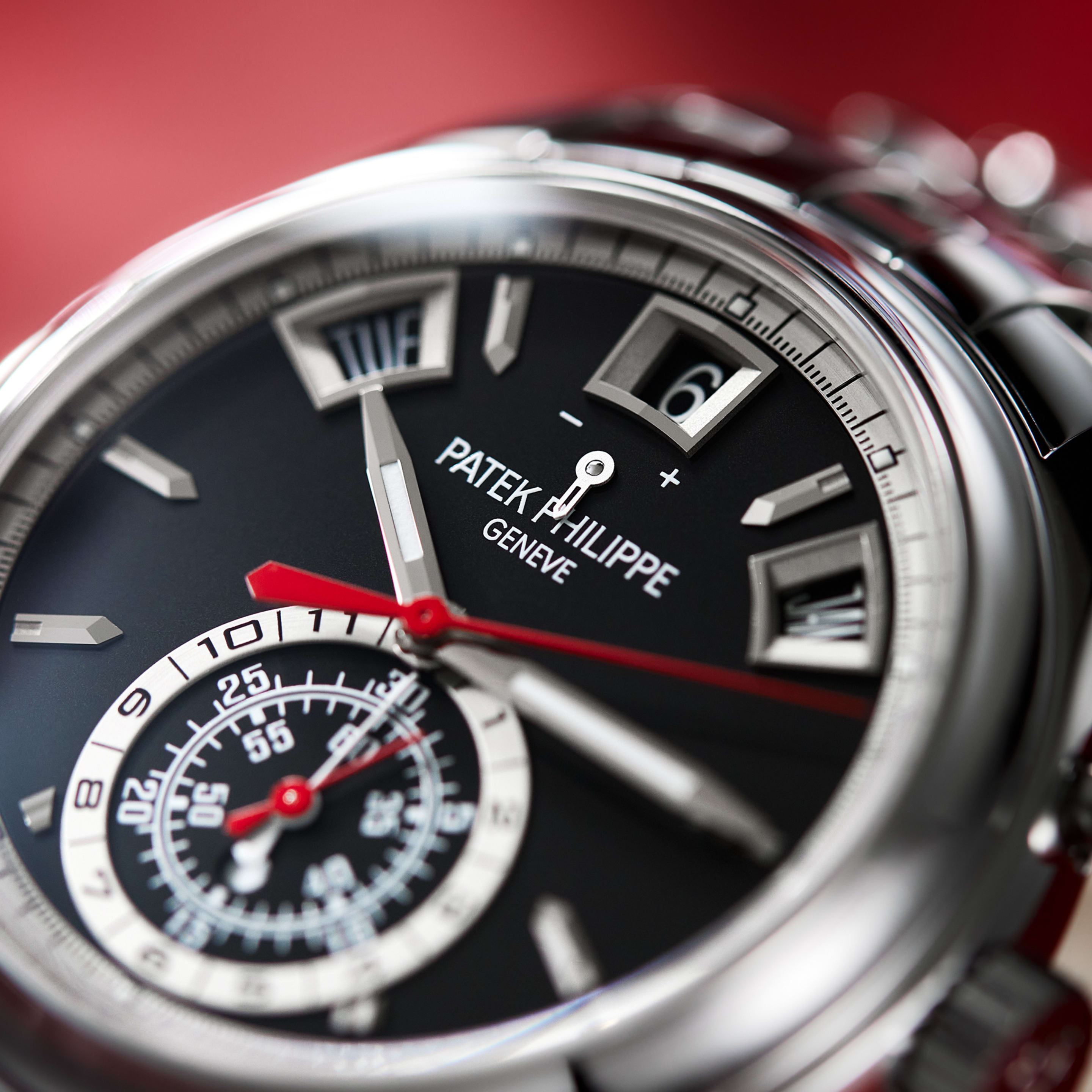 Complications Annual Calendar Chronograph Steel Black Dial 40mm Product Image