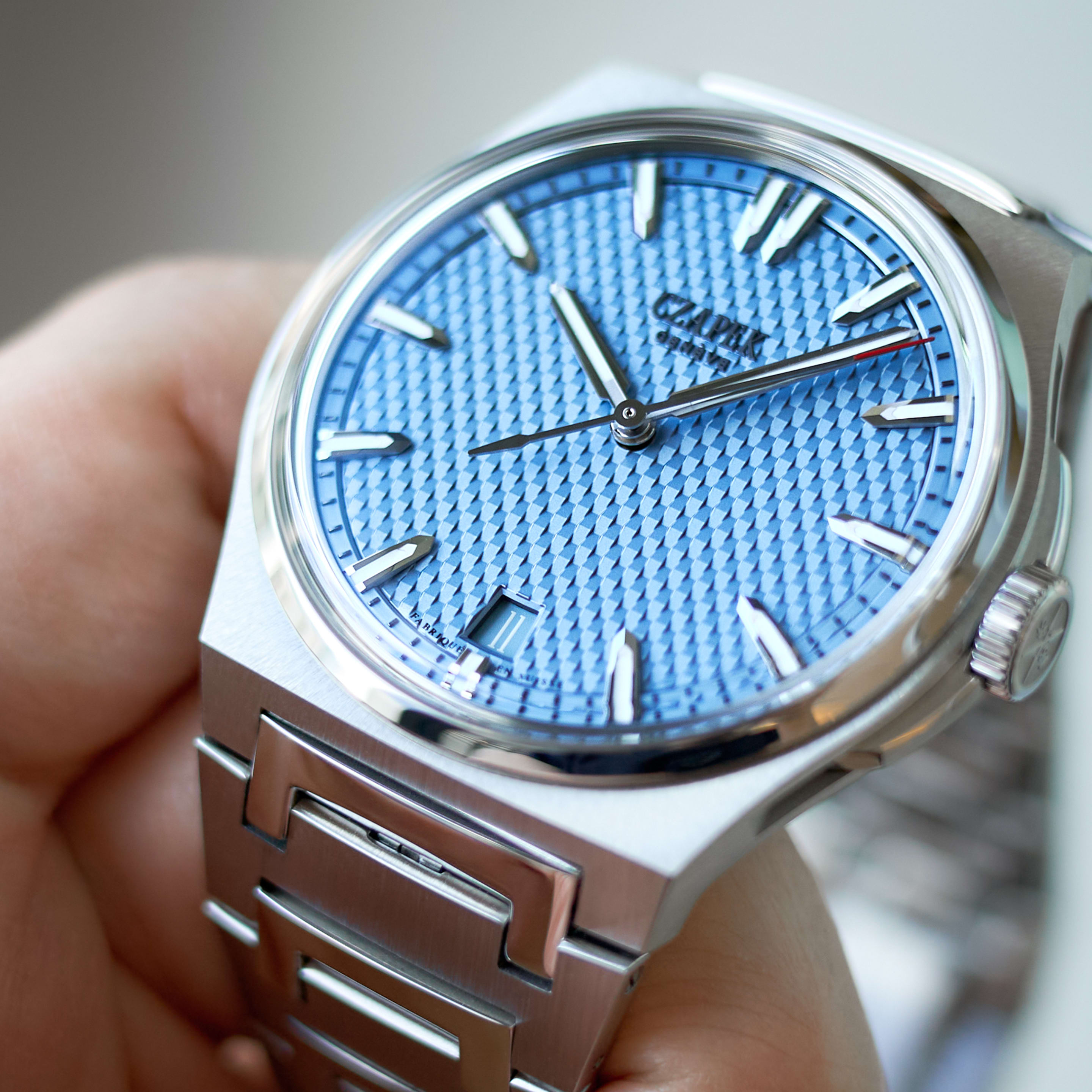 Antarctique Passage de Drake Steel Glacier Blue Dial 40mm Product Image