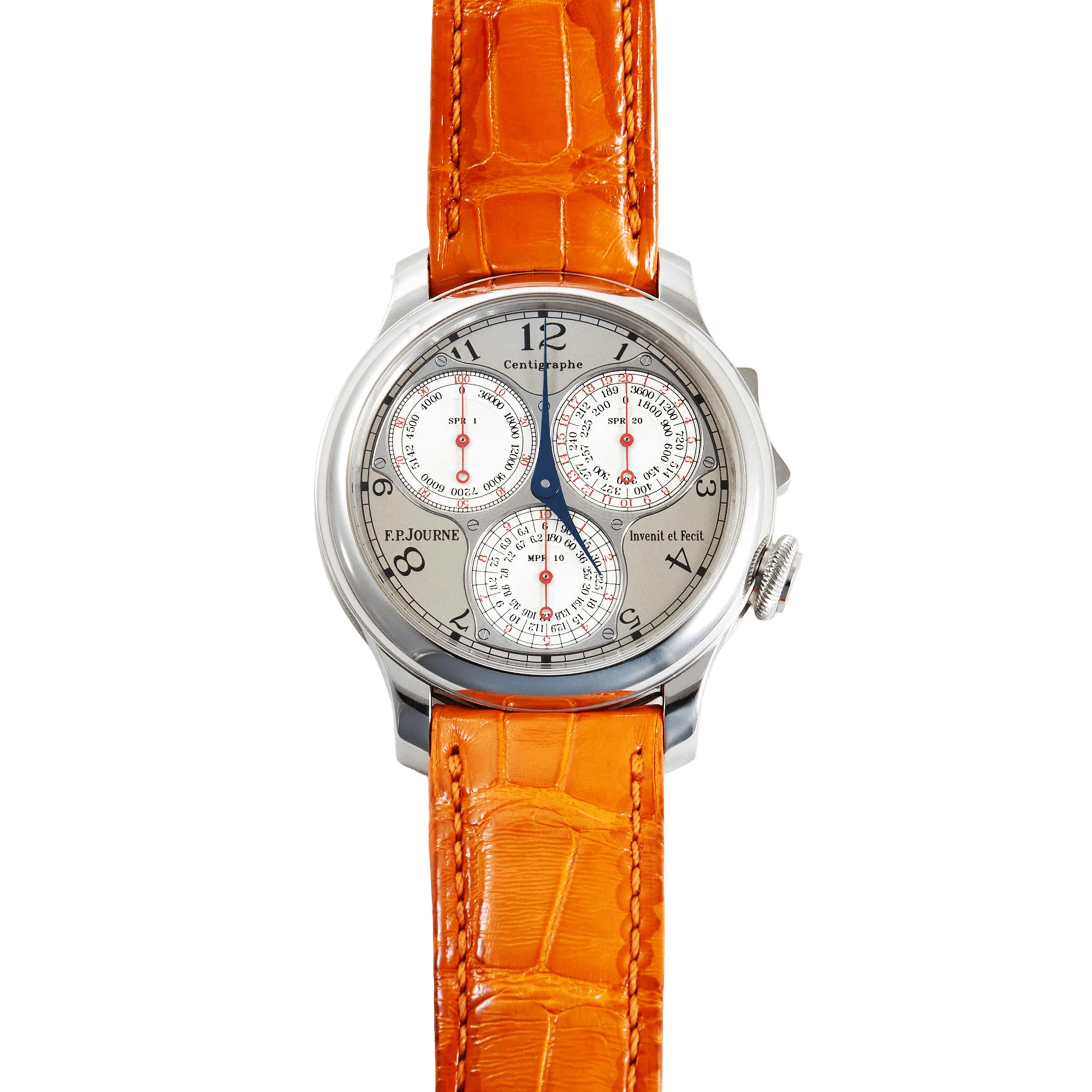 Centigraph Souverain Platinum Grey Dial 40mm Product Image