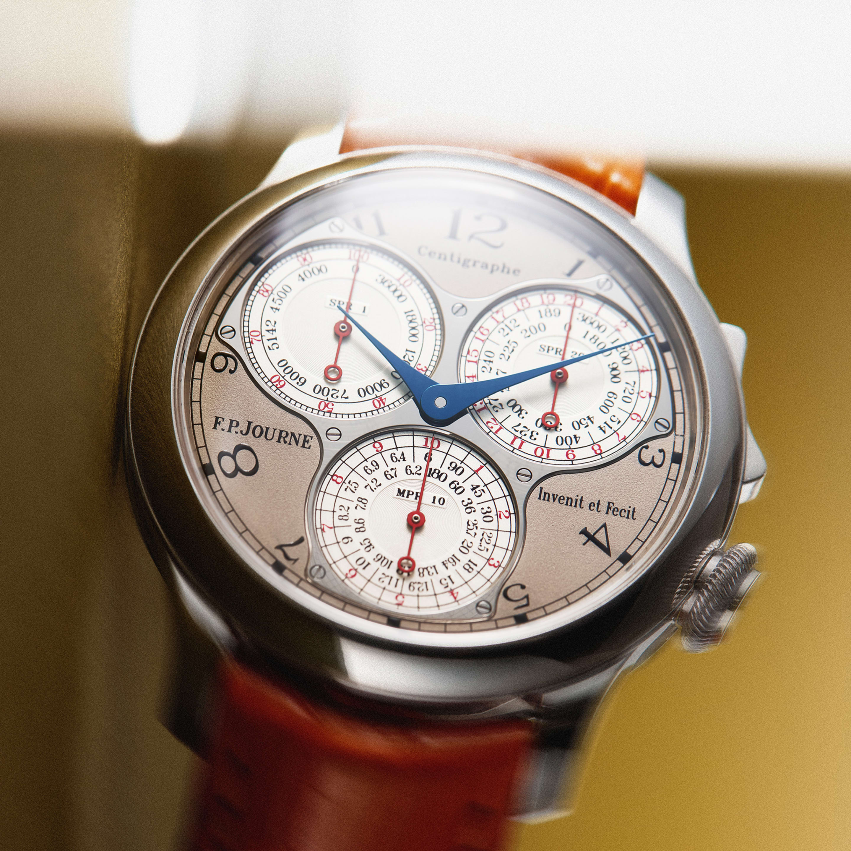 Centigraph Souverain Platinum Grey Dial 40mm Product Image