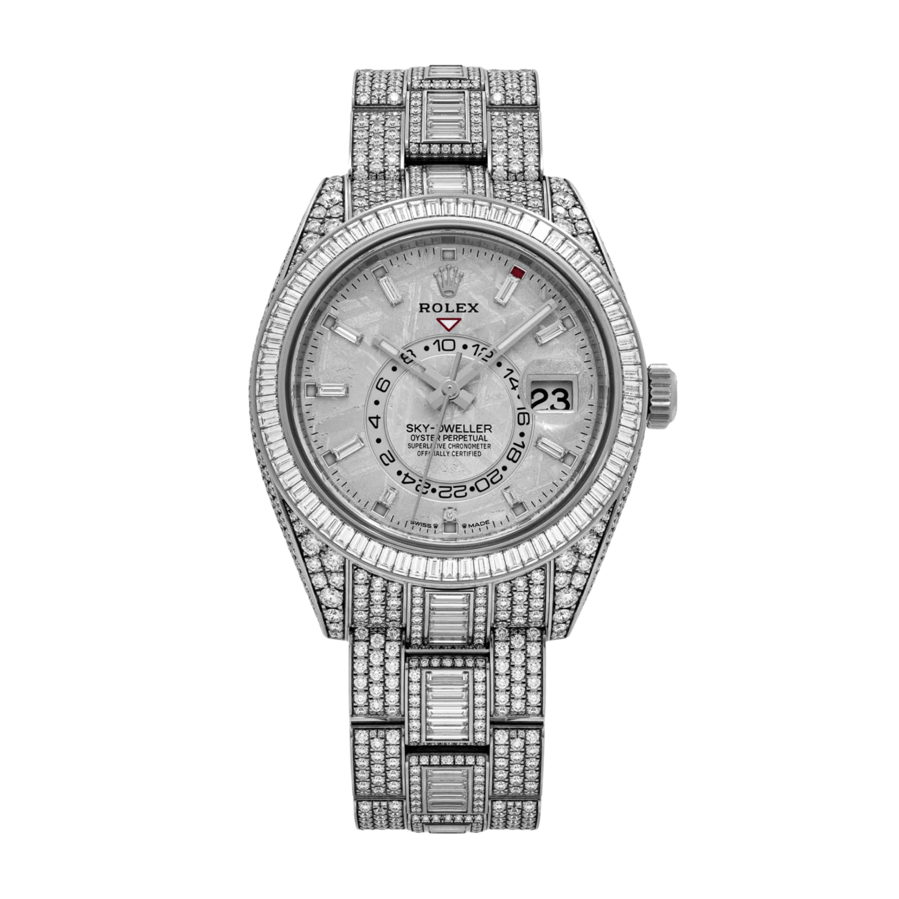Sky-Dweller White Gold Diamond Meteorite Dial 42mm Product Image