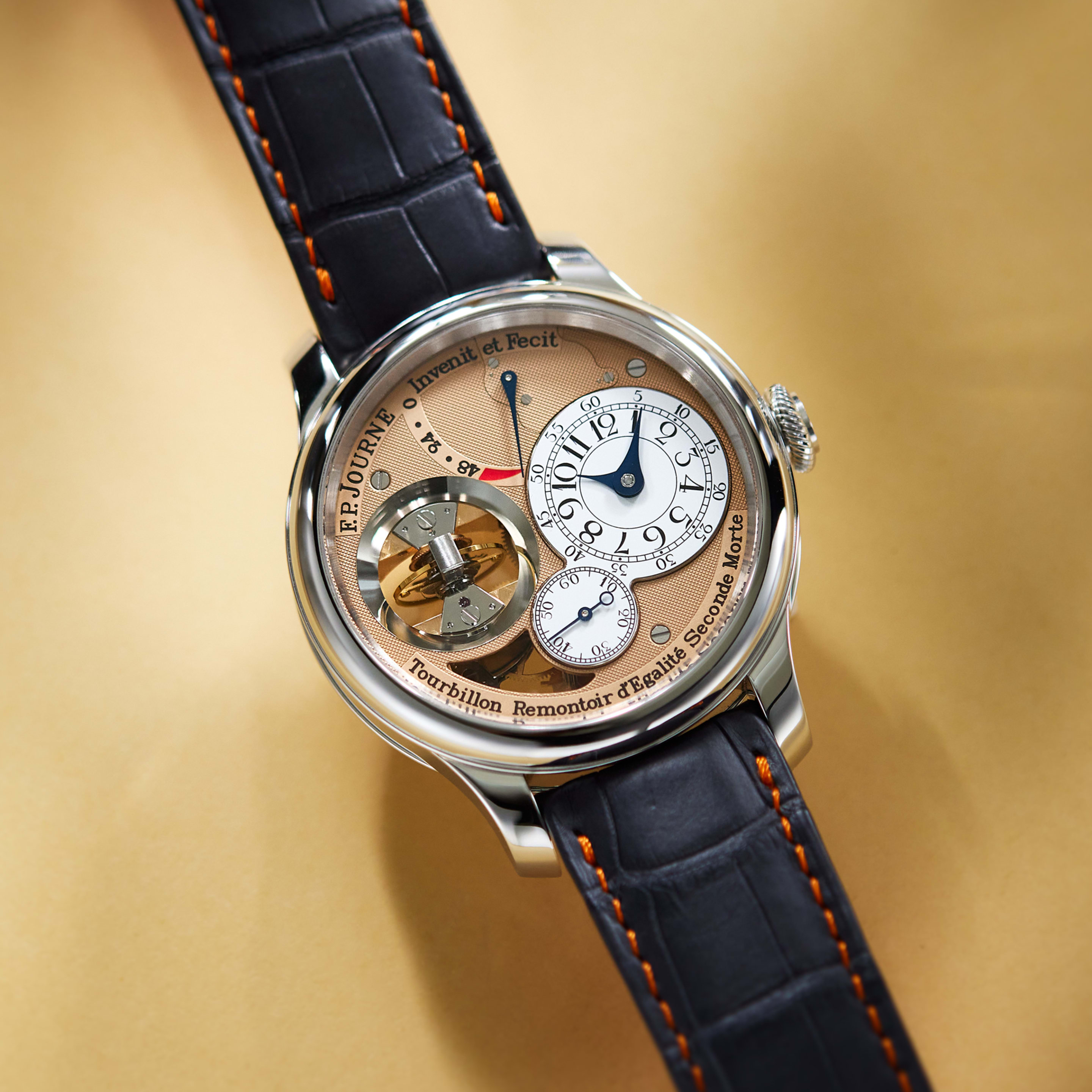 Vertical Tourbillon Platinum Salmon Dial 42mm Product Image