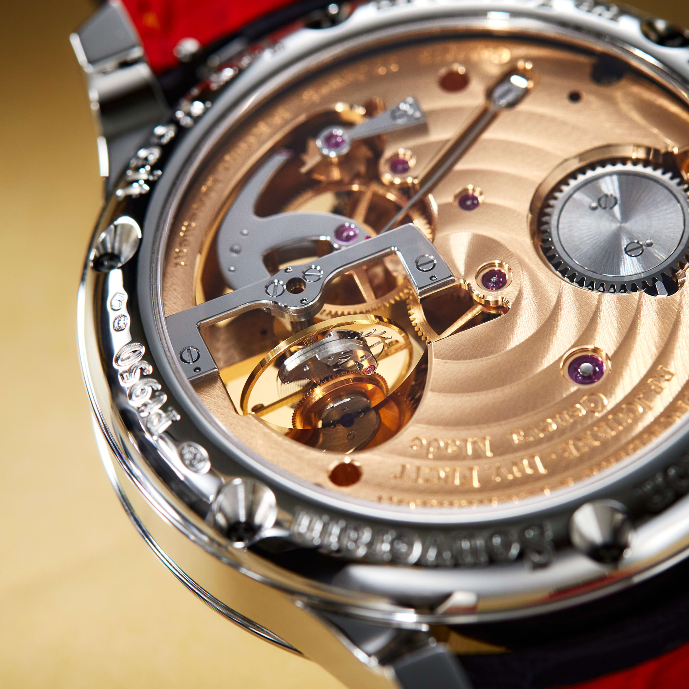 Vertical Tourbillon Platinum Salmon Dial 42mm Product Image