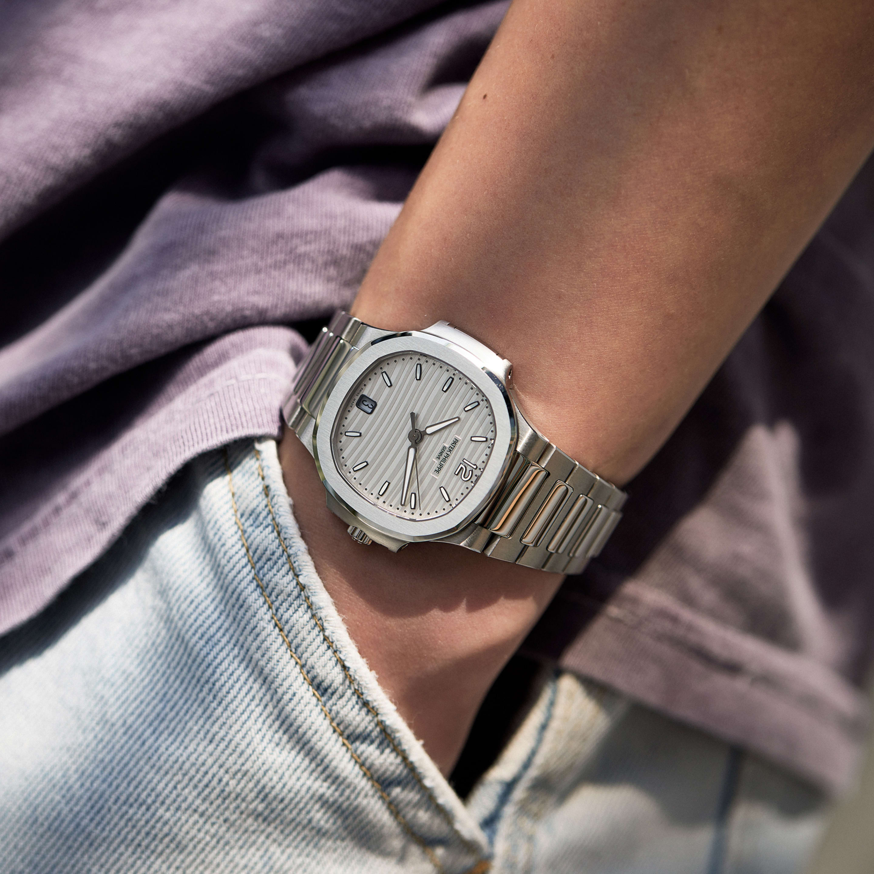 Nautilus Ladies Steel White Dial 35mm Product Image