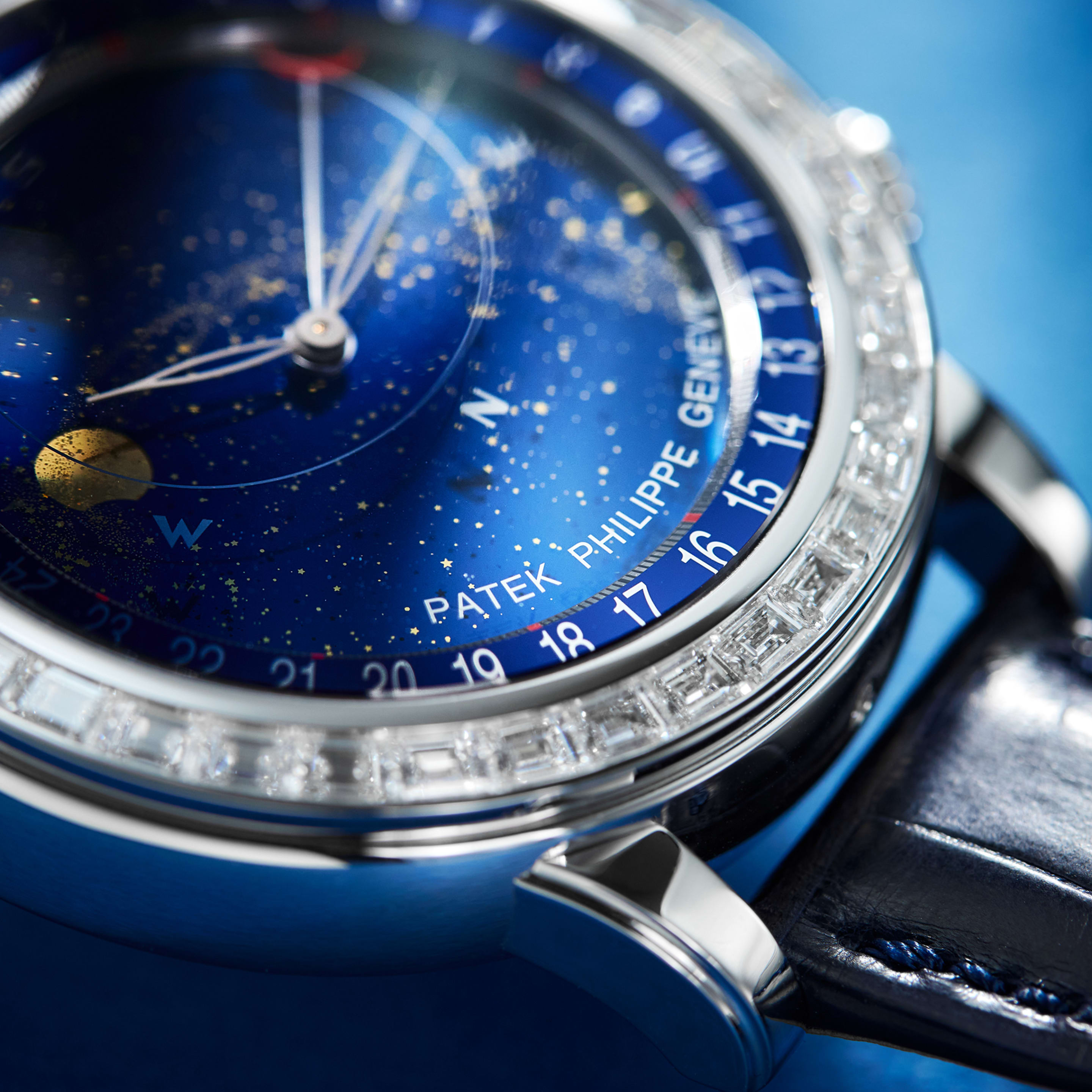 Celestial Platinum Diamond Blue Dial 44mm Product Image