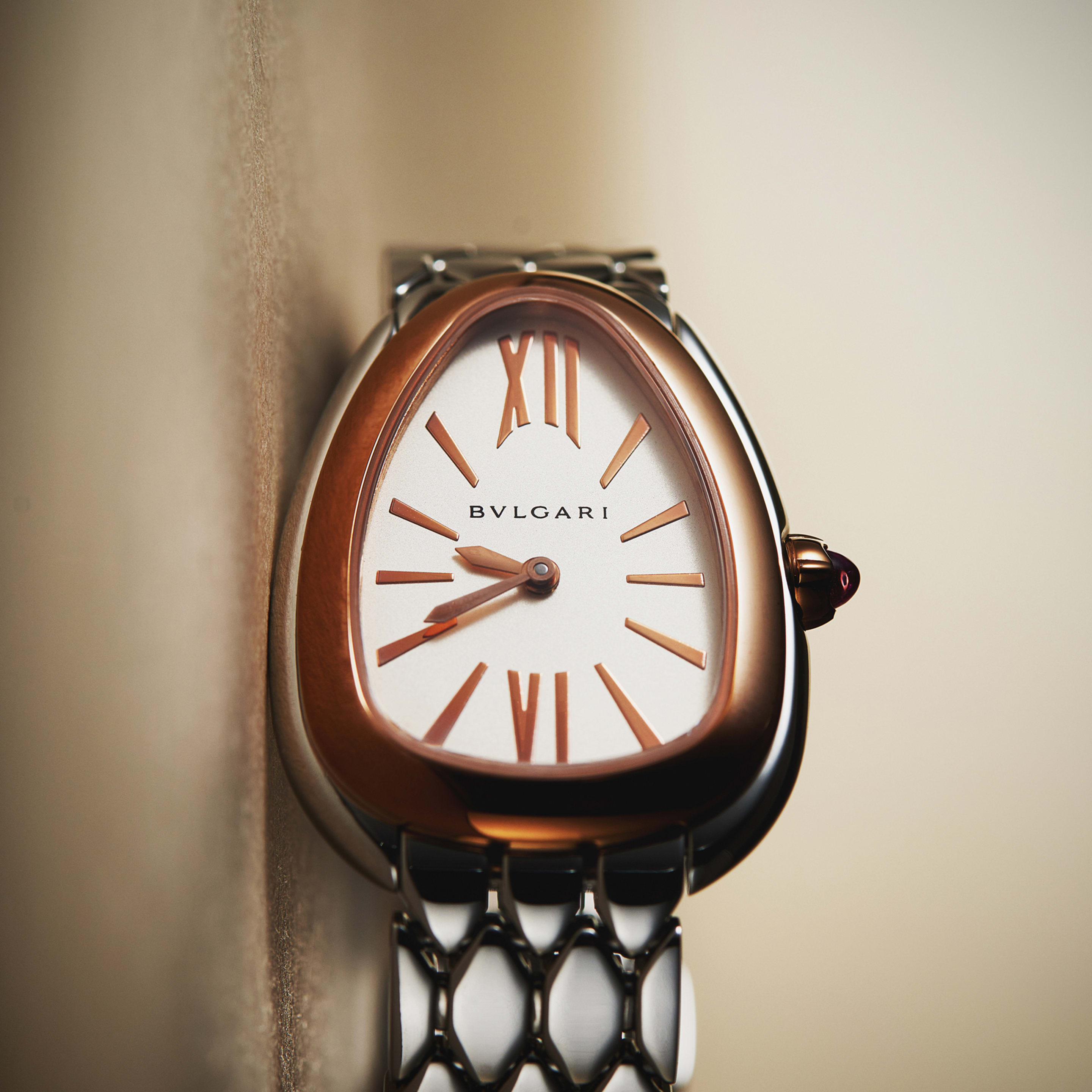 Serpenti Seduttori Rose Gold & Steel White Dial 33mm Product Image
