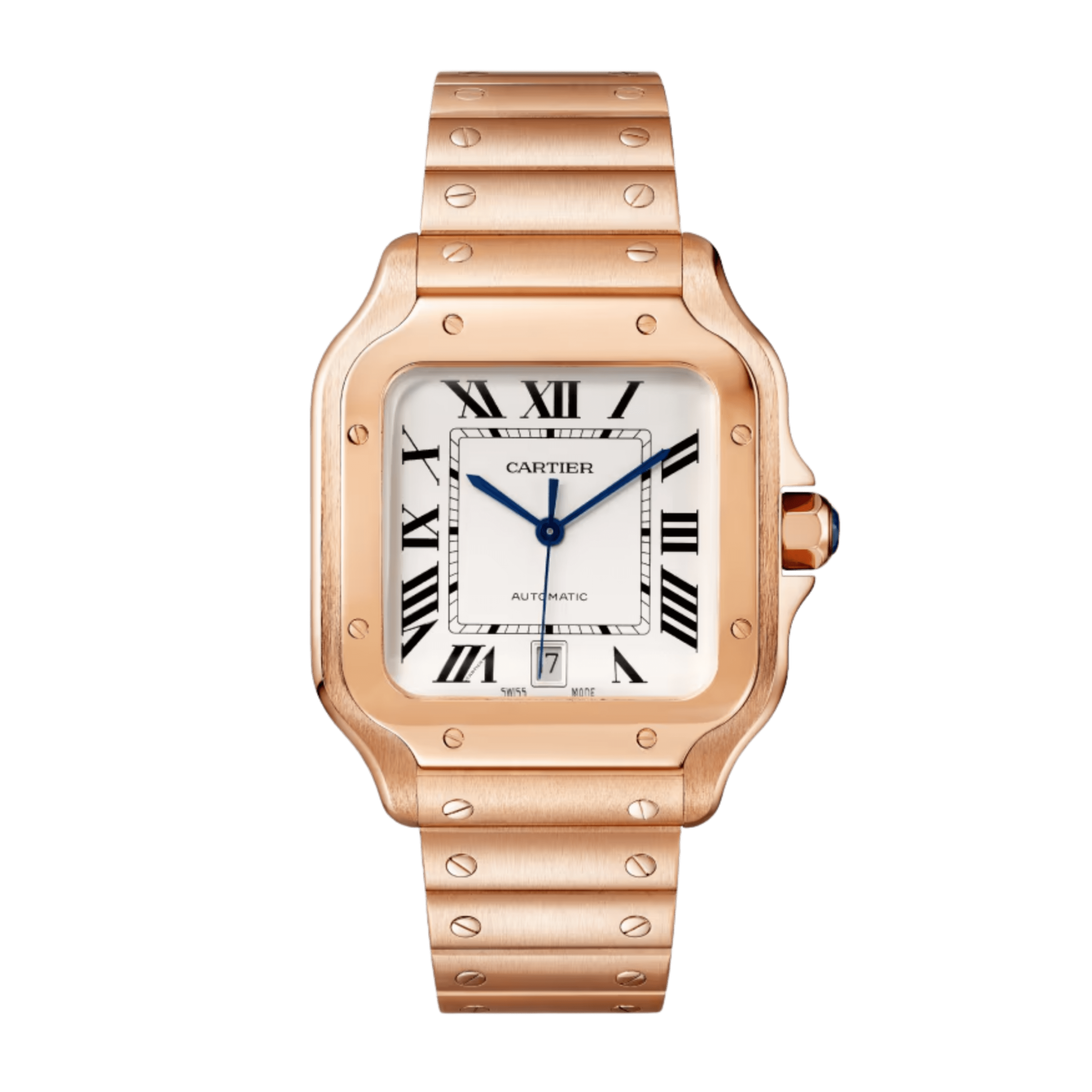 Santos de Cartier Large Rose Gold White Dial 40mm Product Image