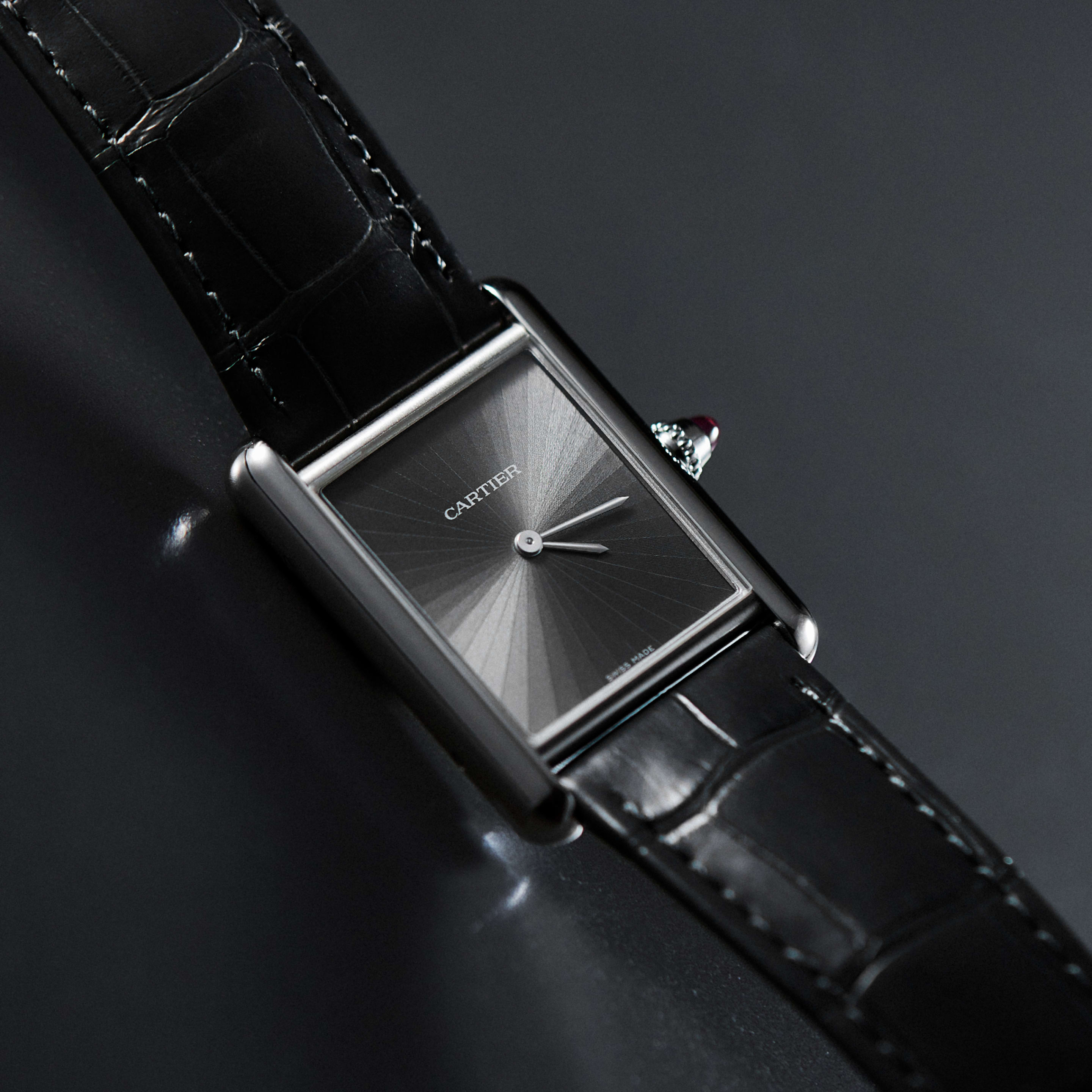 Tank Louis Platinum Grey Dial 25mm Product Image