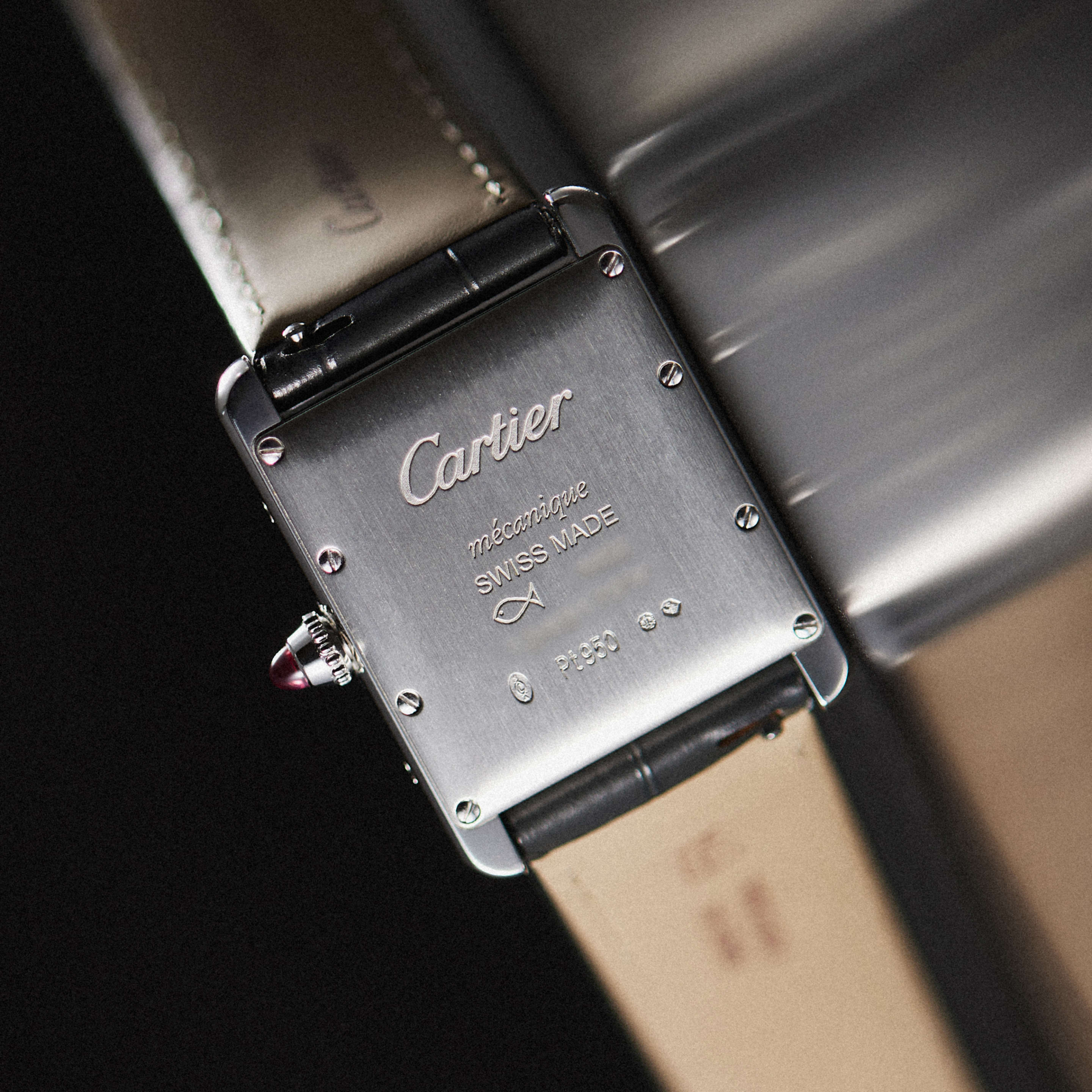Tank Louis Platinum Grey Dial 25mm Product Image