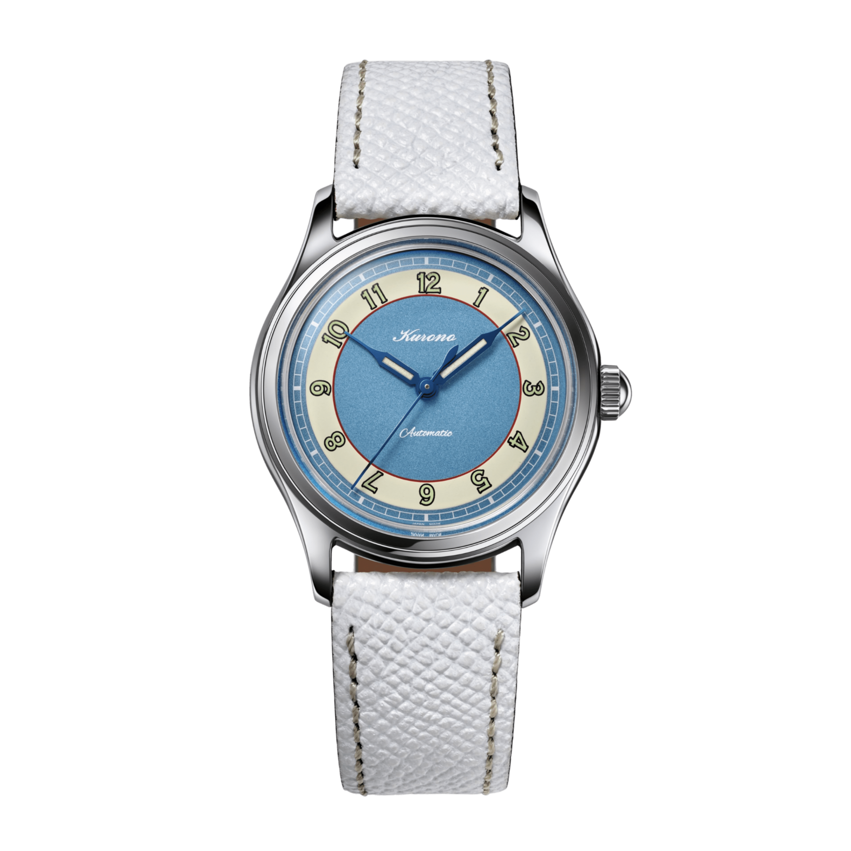 Kurono Tokyo Steel Blue and Ivory Dial 34mm Product Image