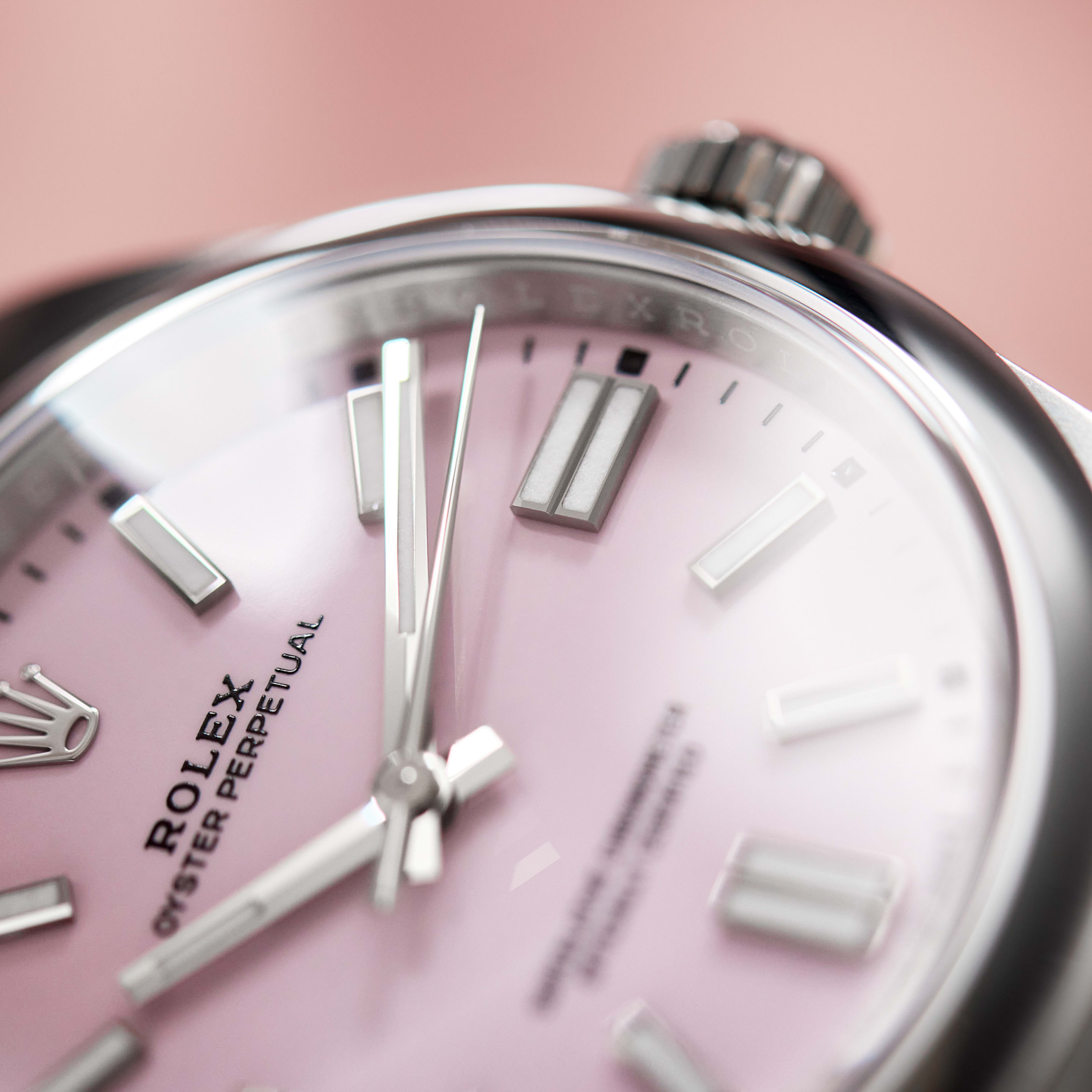 Oyster Perpetual Steel Candy Pink Dial 41mm Product Image