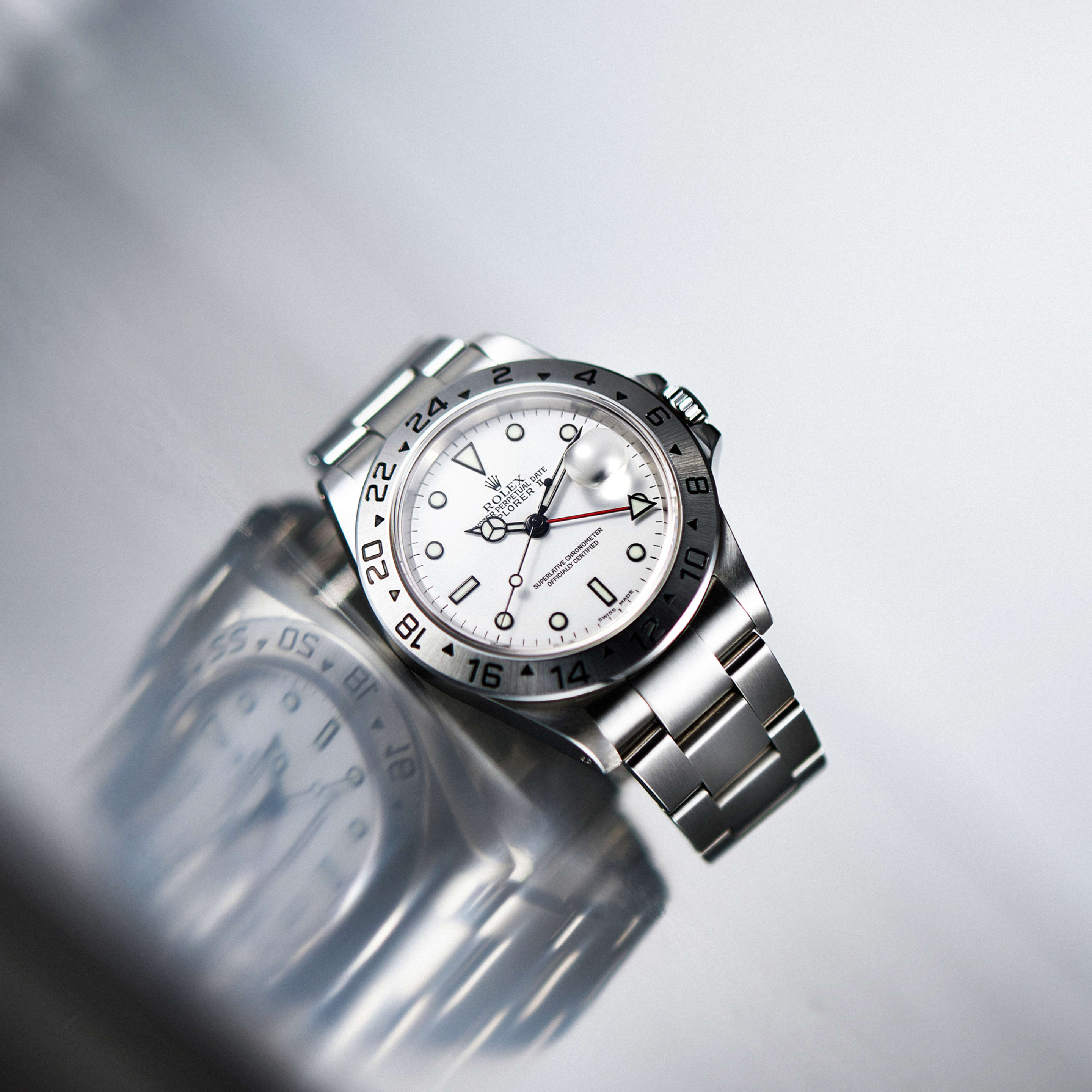 Explorer II "Superluminova" Steel White Dial 40mm Product Image