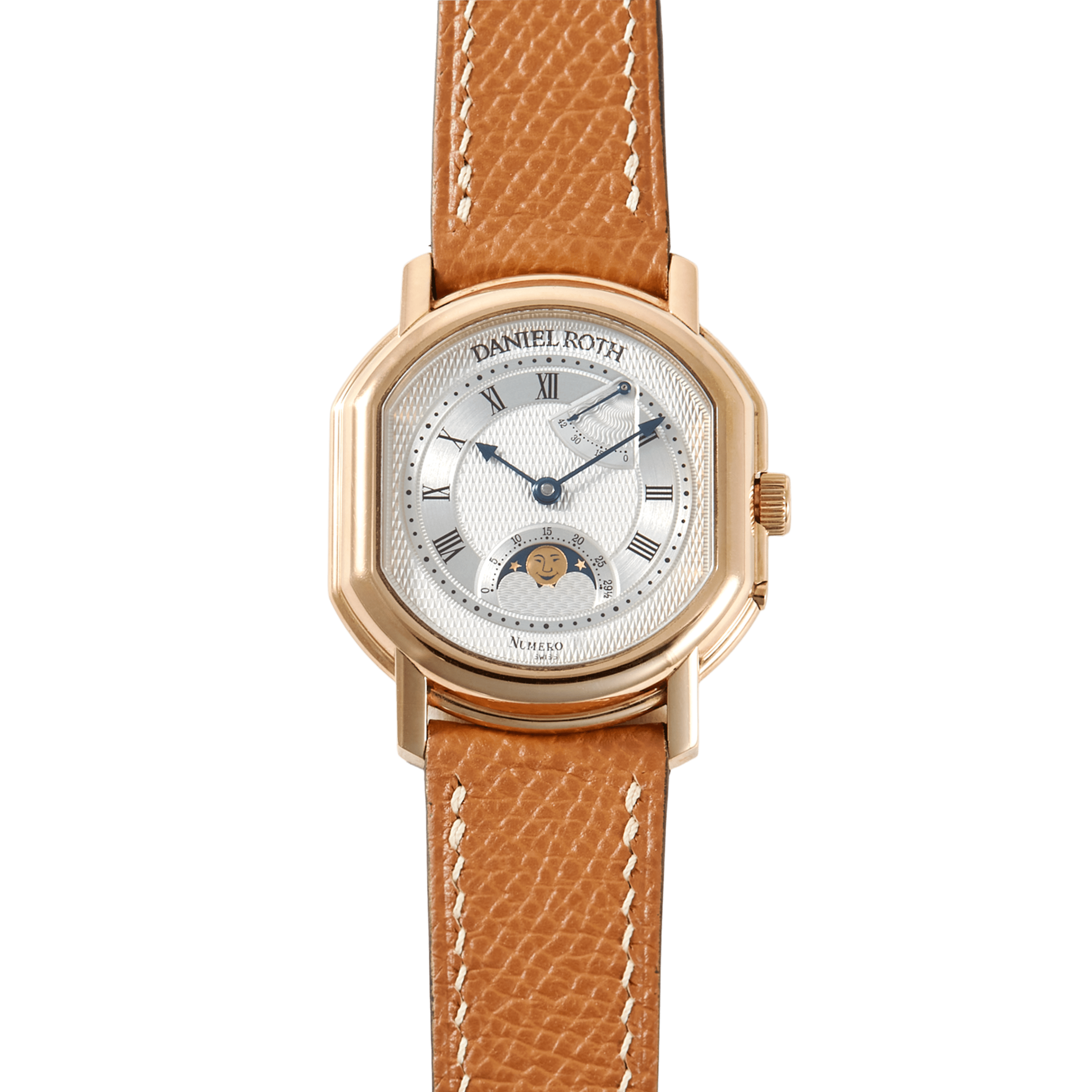 Moonphase Power Reserve Yellow Gold Silver Dial 33mm Product Image