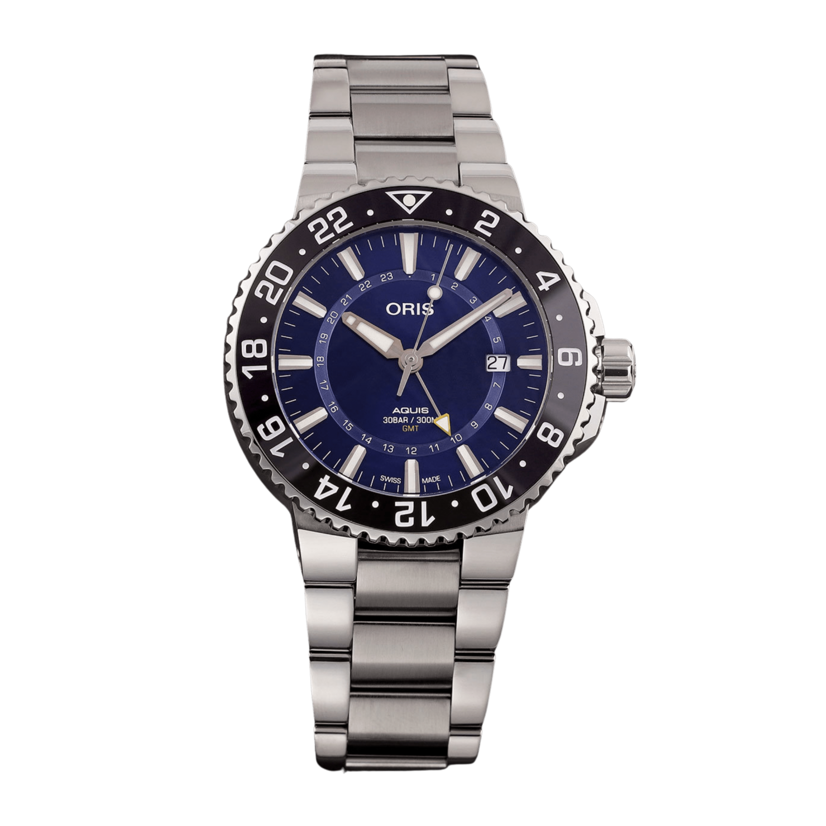 Aquis GMT Date Steel Blue Dial 43mm Product Image