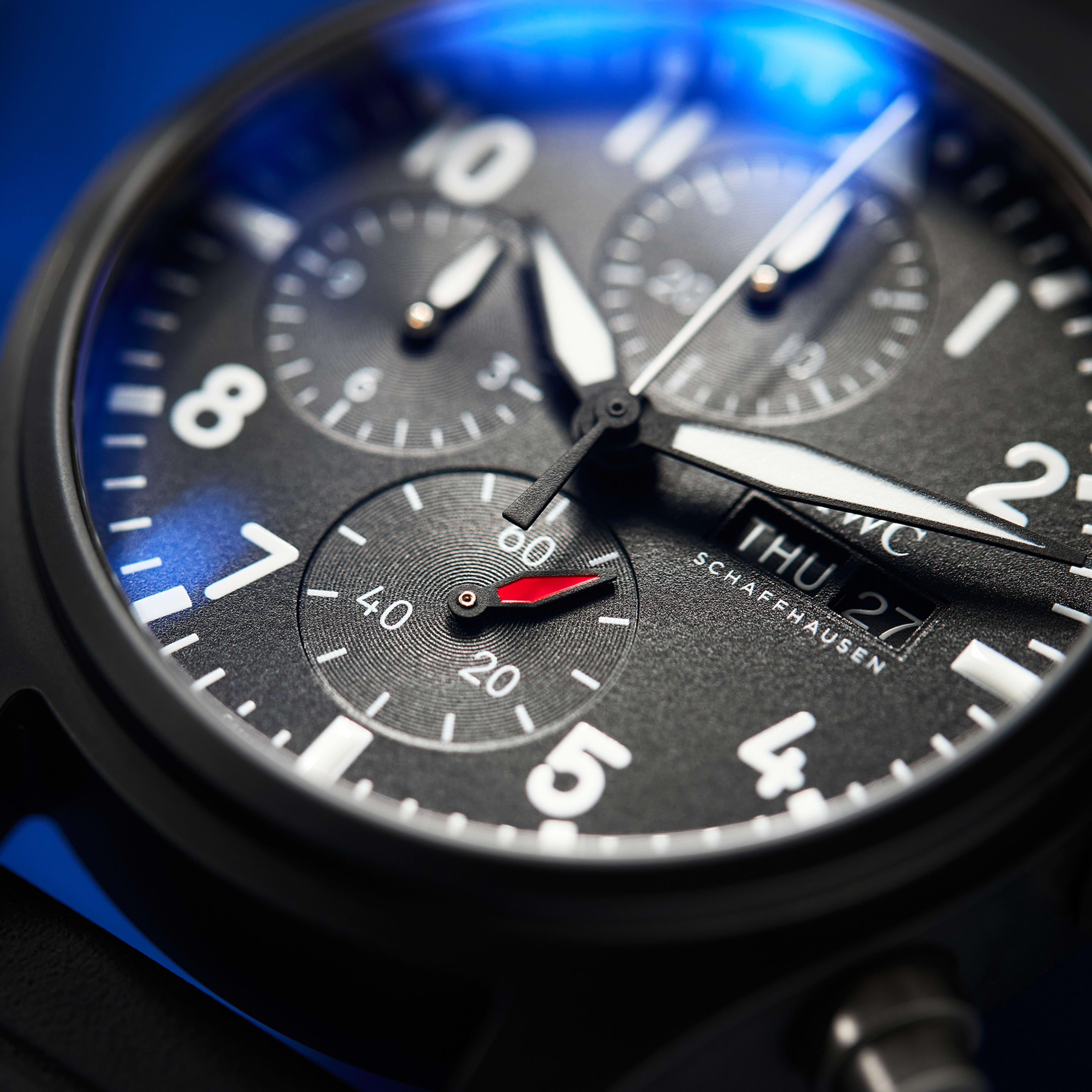 Pilot's Watch Chronograph Top Gun Ceramic Black Dial 41mm Product Image