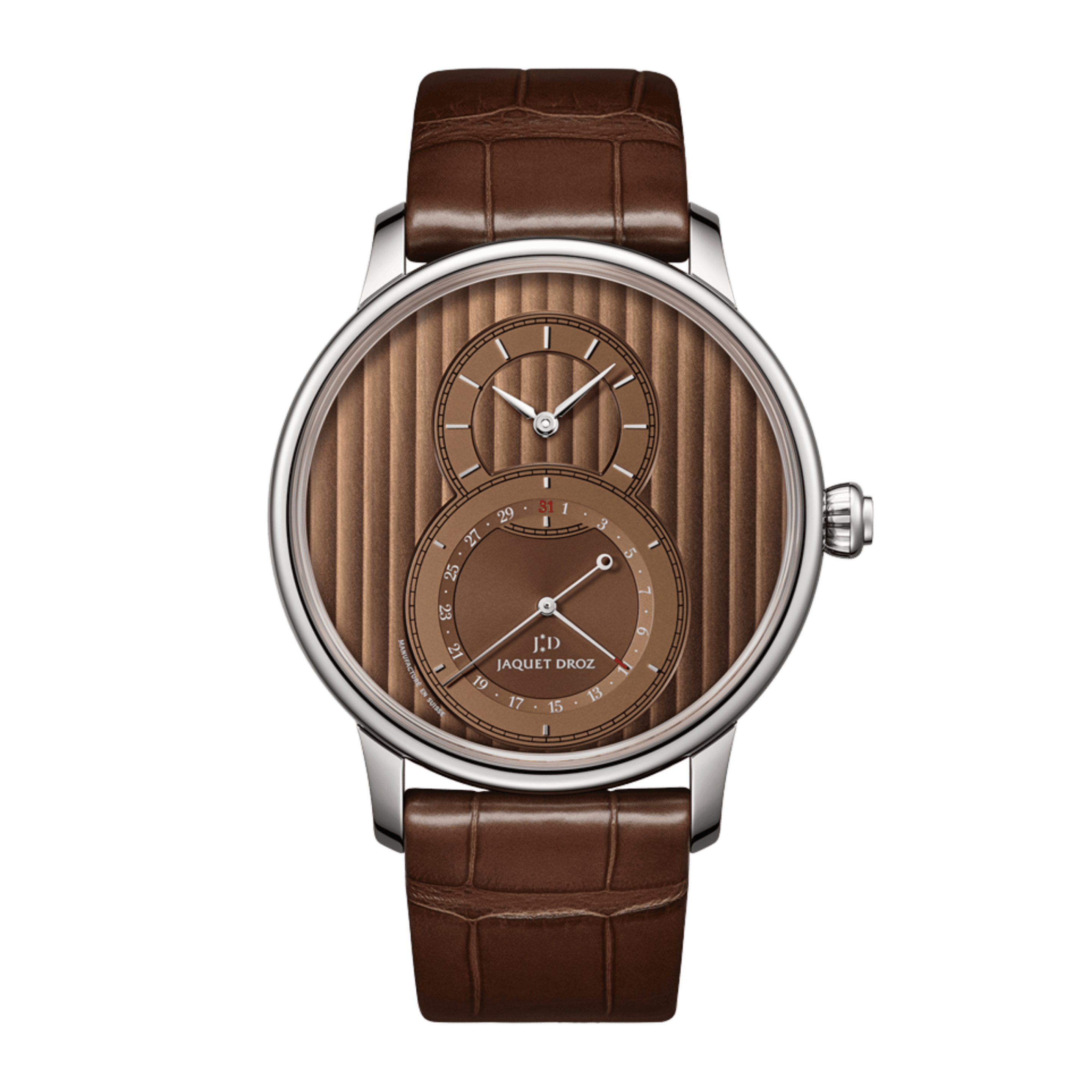 Grande Seconde Quantieme Steel Brown Dial 43mm Product Image