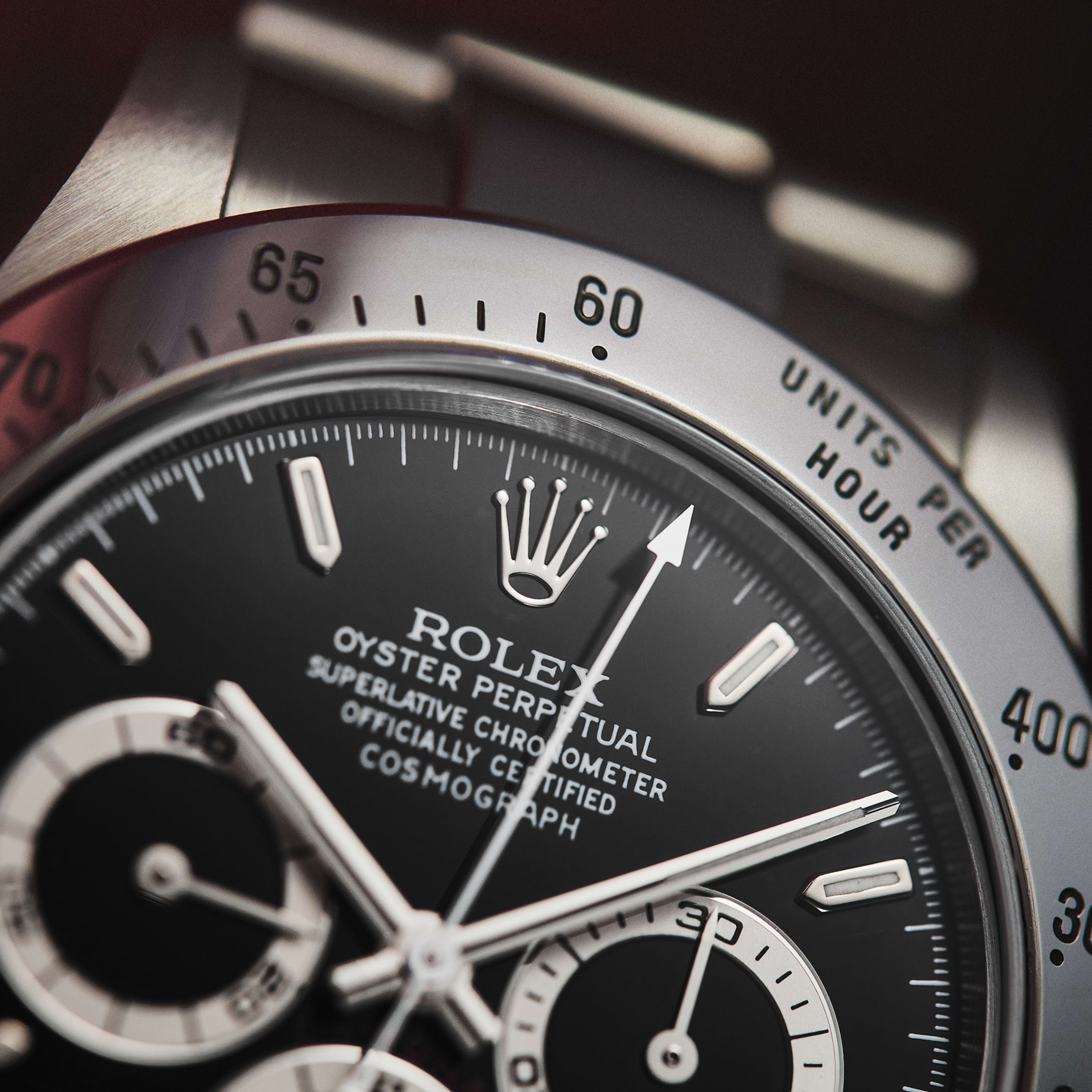 Vintage Daytona "Zenith" Steel Black Dial 40mm Product Image