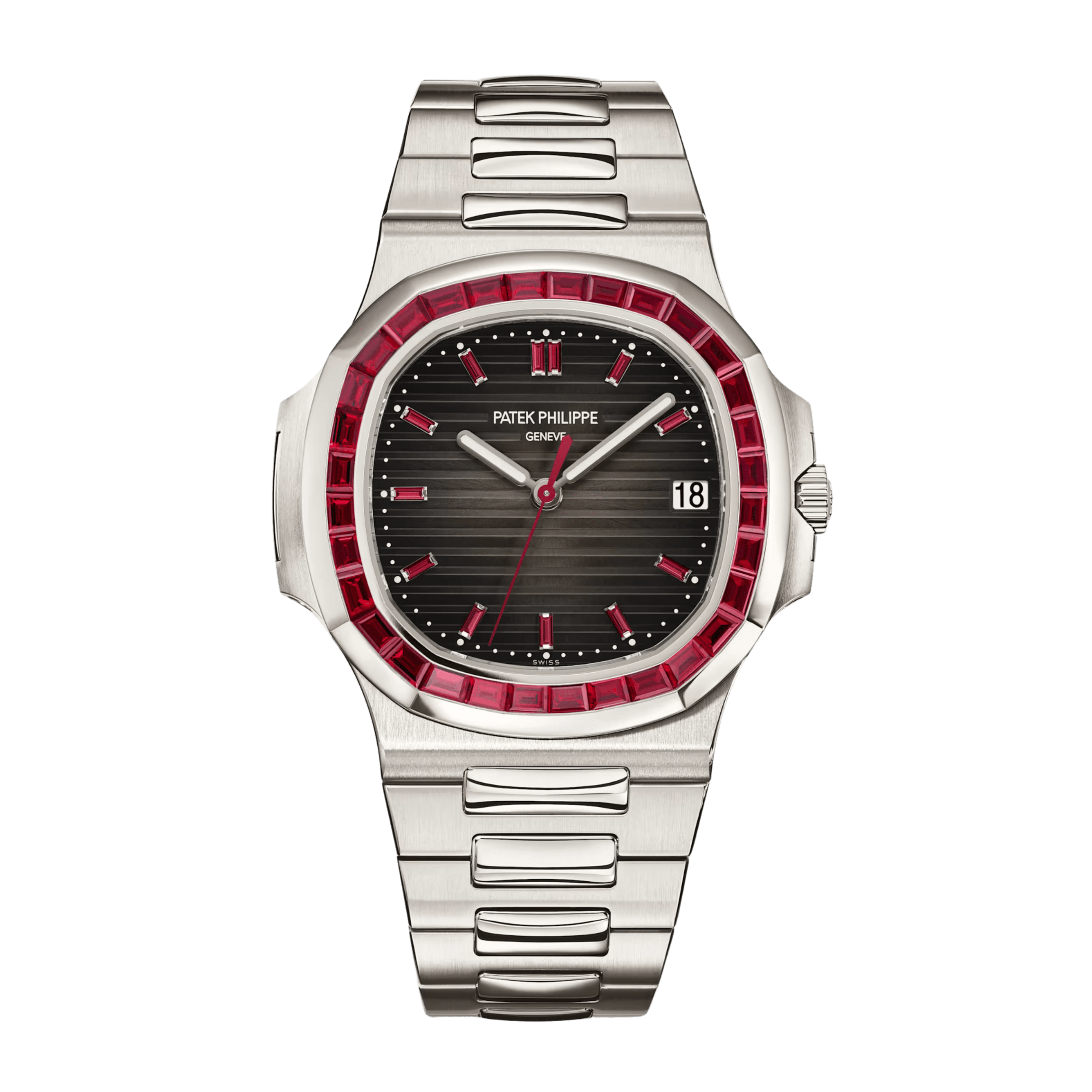 Nautilus Platinum Ruby Grey Dial 40mm Product Image