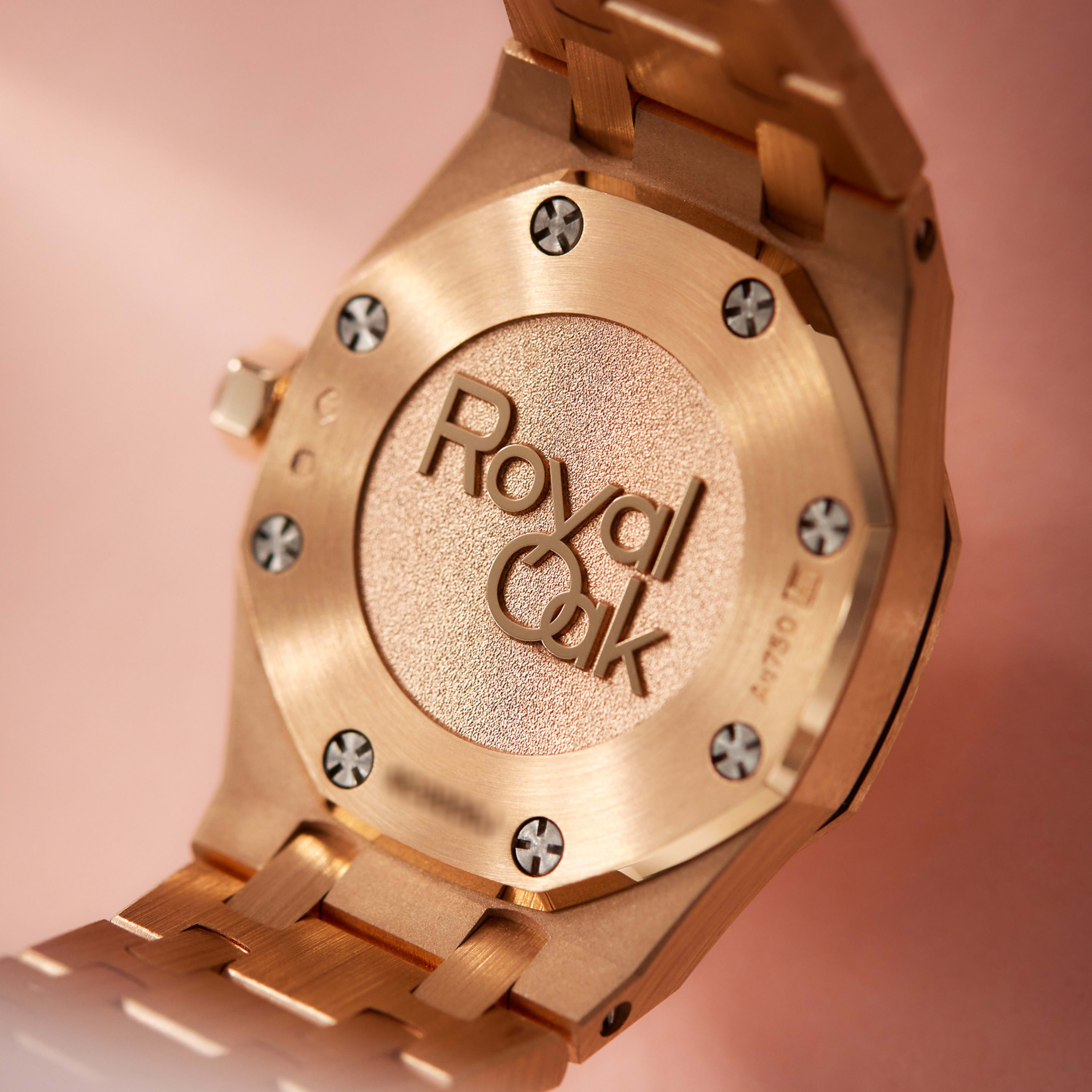 Royal Oak Mini Frosted Rose Gold Pink Dial 23mm Product Image