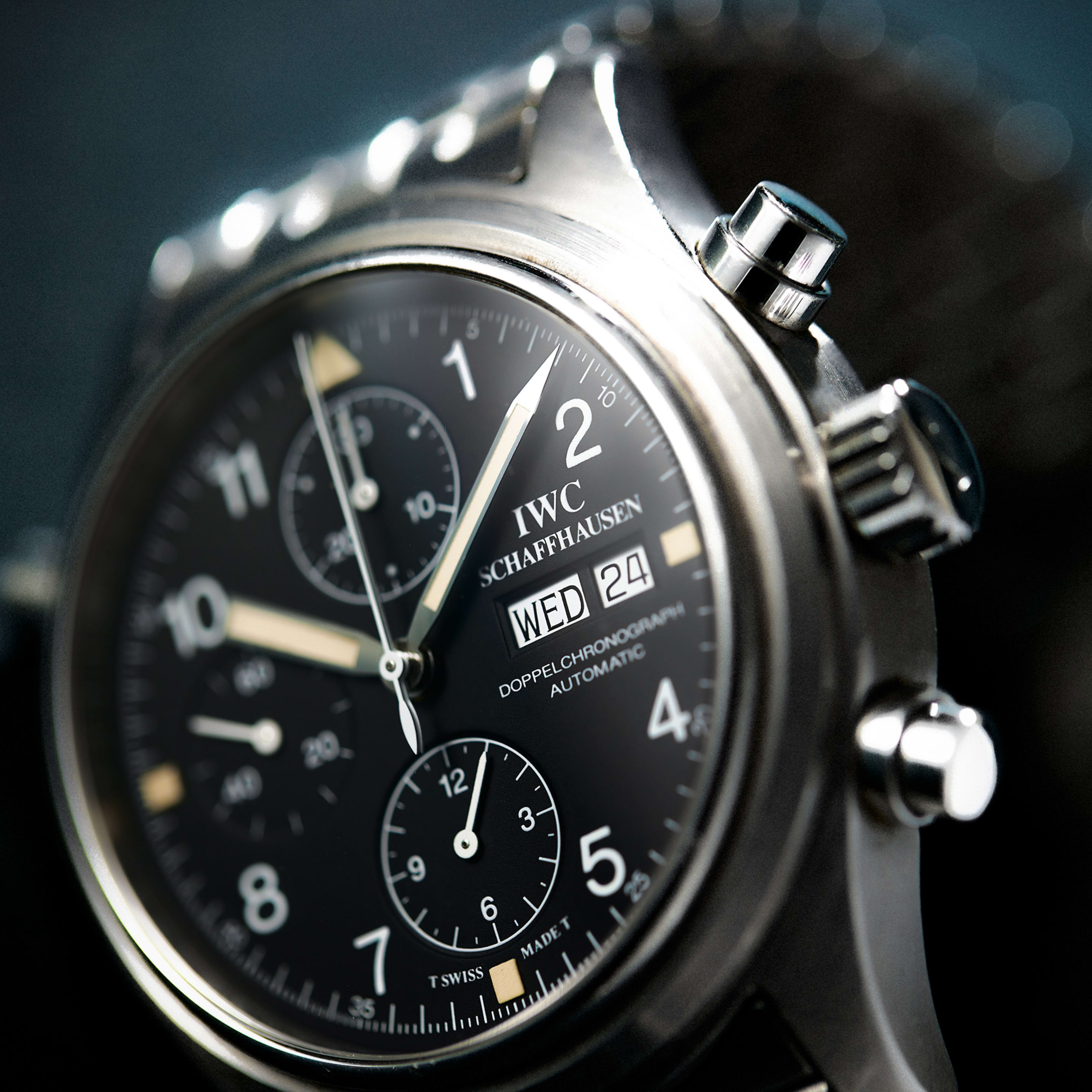 Pilots Rattrapante Doppelchronograph Steel Black Dial 42mm Product Image