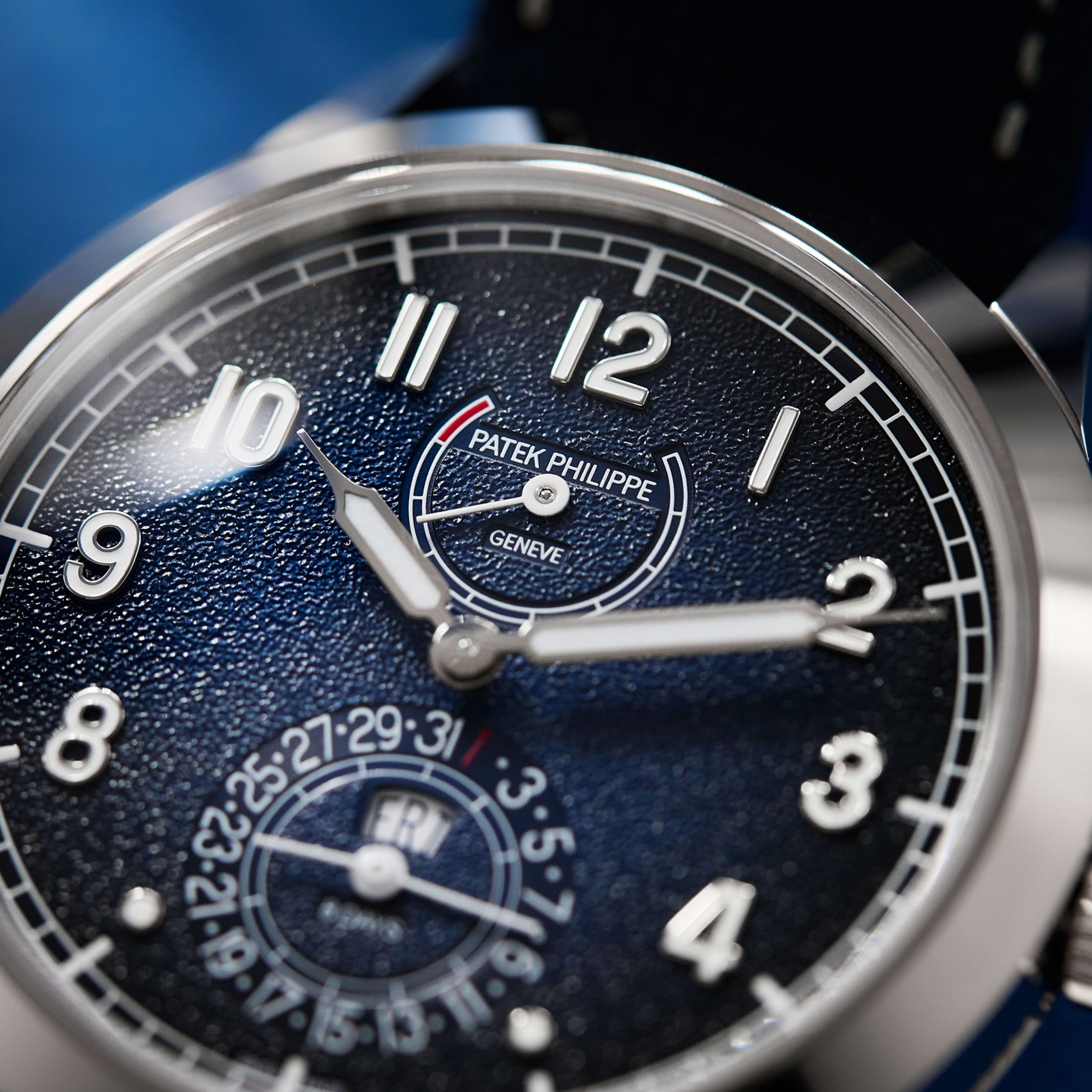 Calatrava 8-Day White Gold Blue Dial 41mm Product Image