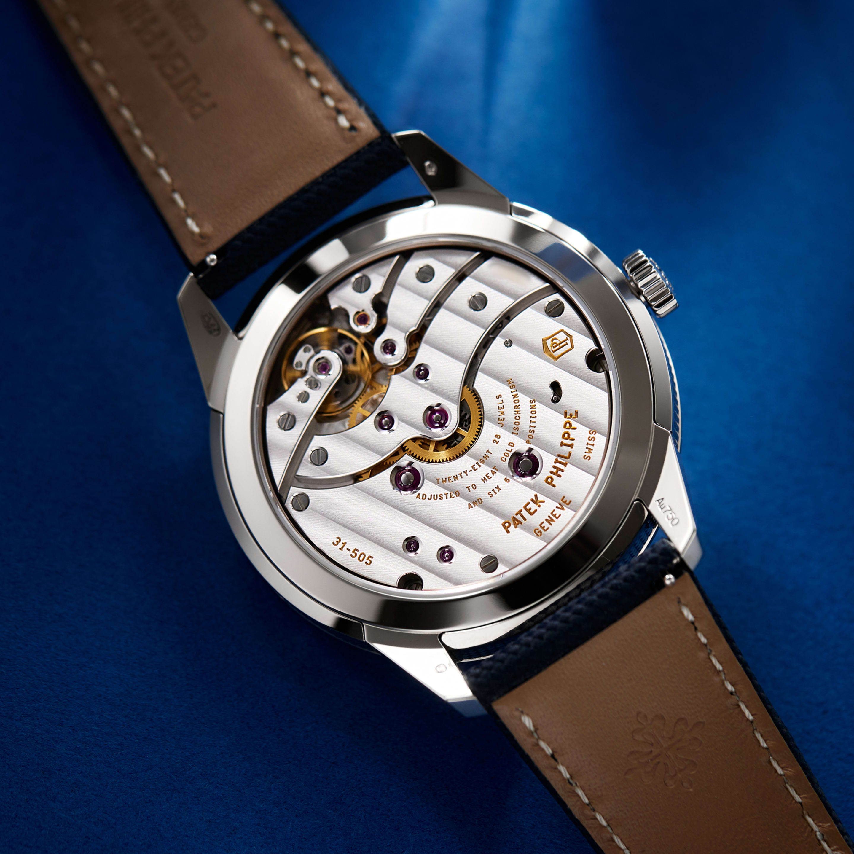 Calatrava 8-Day White Gold Blue Dial 41mm Product Image