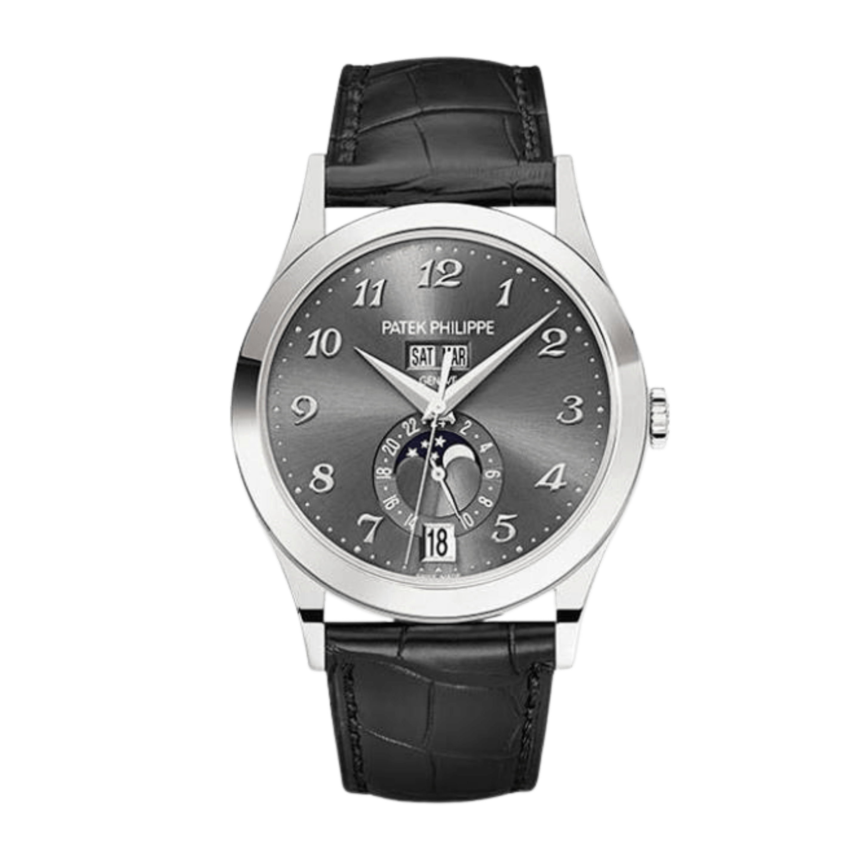 Annual Calendar White Gold Grey Dial 39mm Product Image