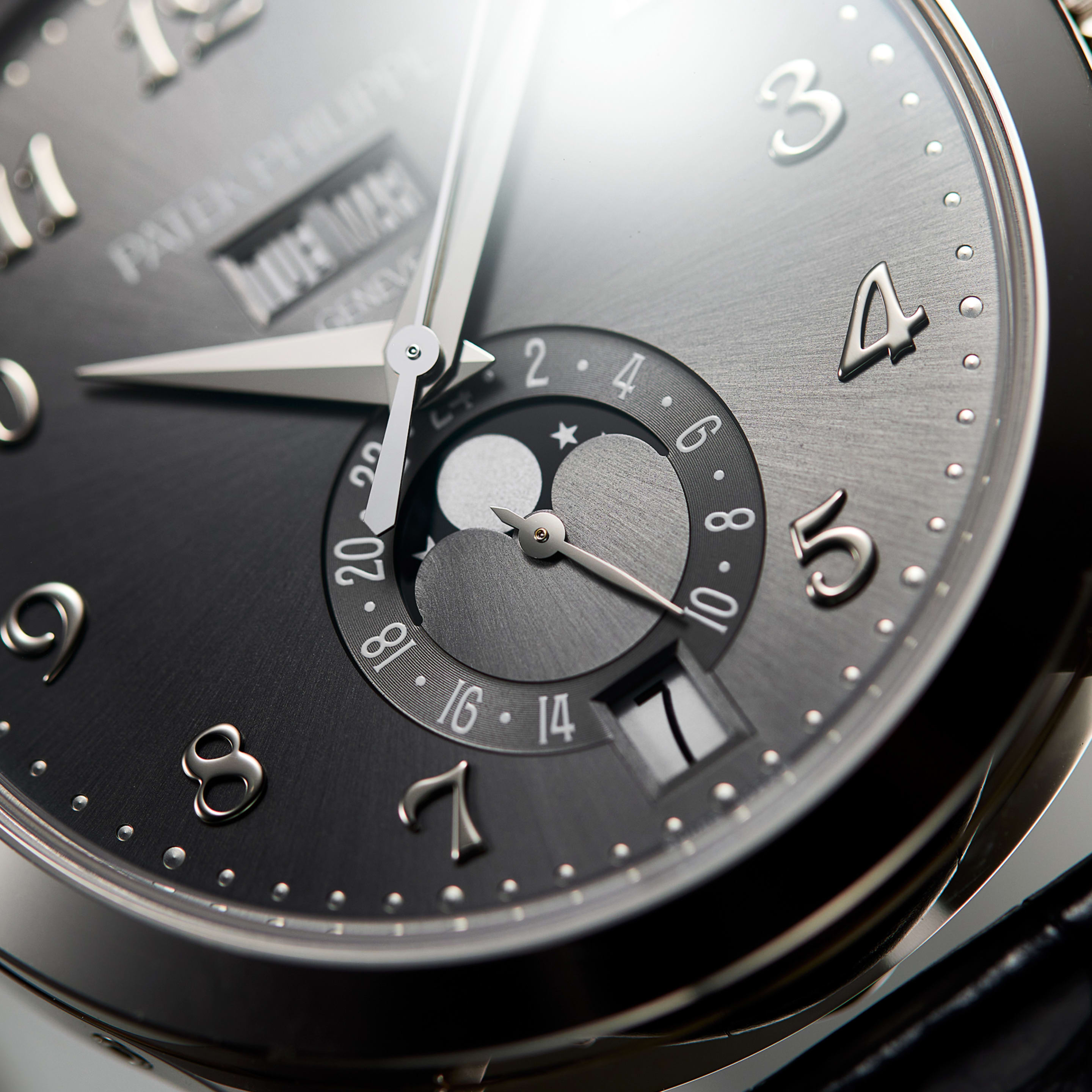 Annual Calendar White Gold Grey Dial 39mm Product Image