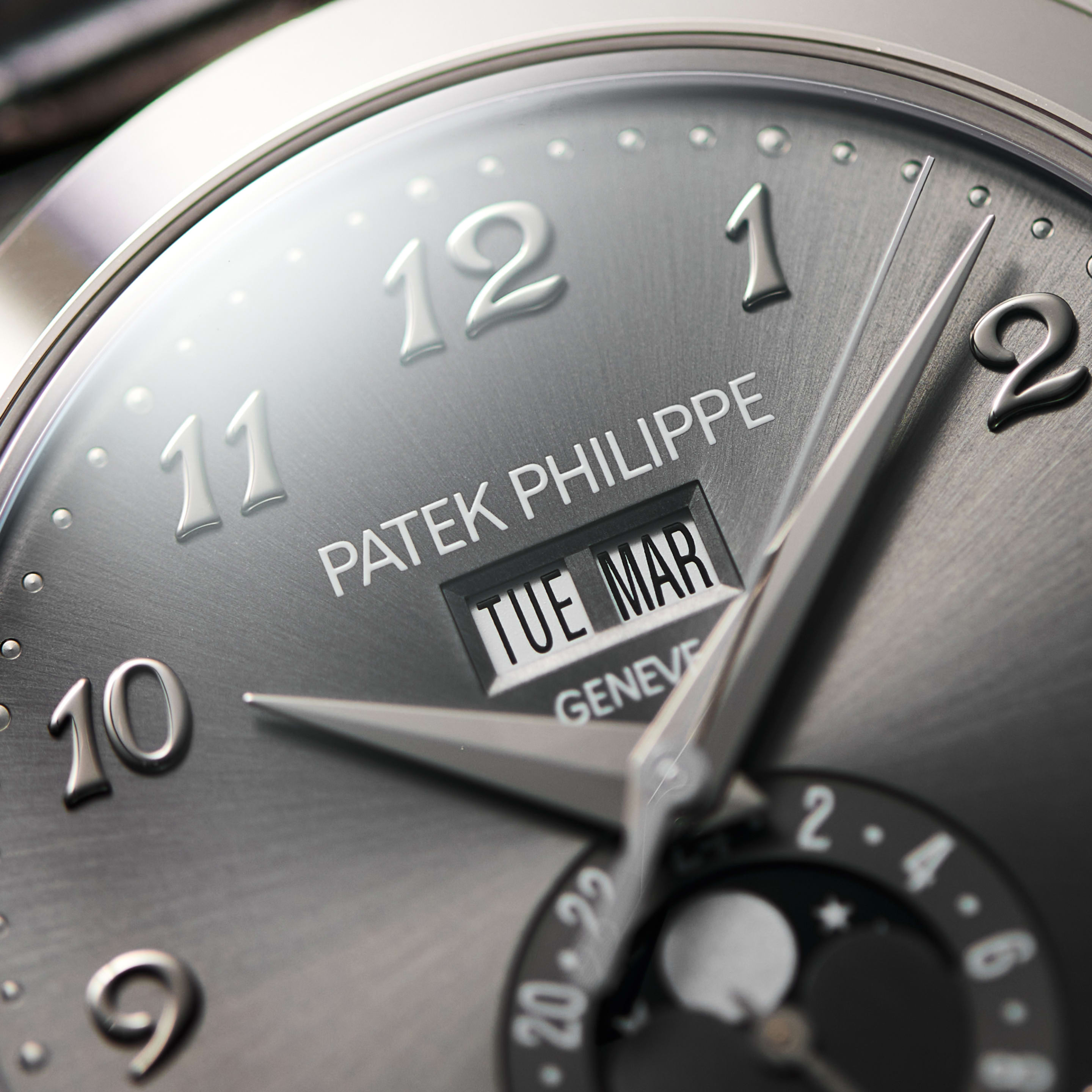 Annual Calendar White Gold Grey Dial 39mm Product Image
