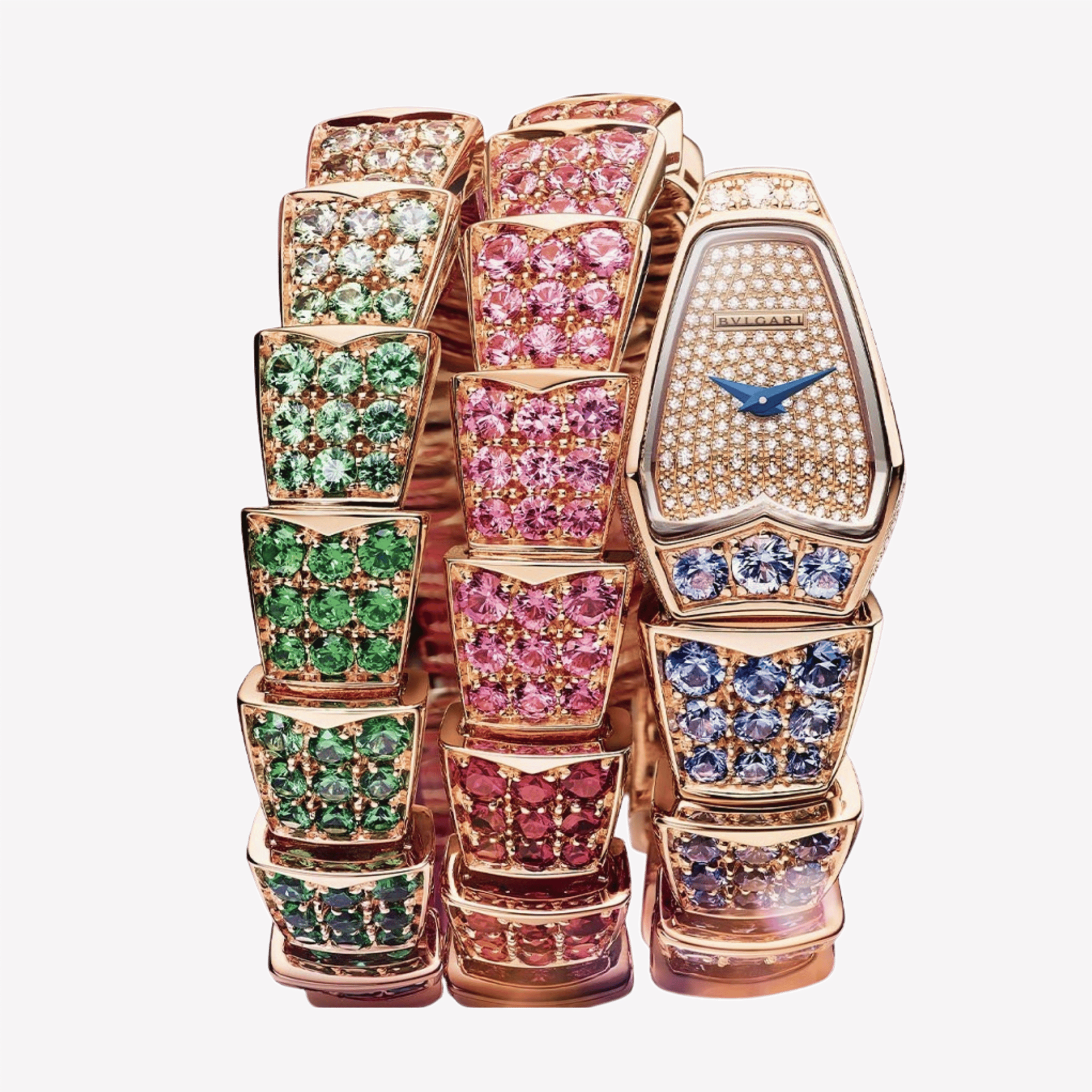 Serpenti Viper Rainbow Rose Gold Pave Dial 26mm Product Image