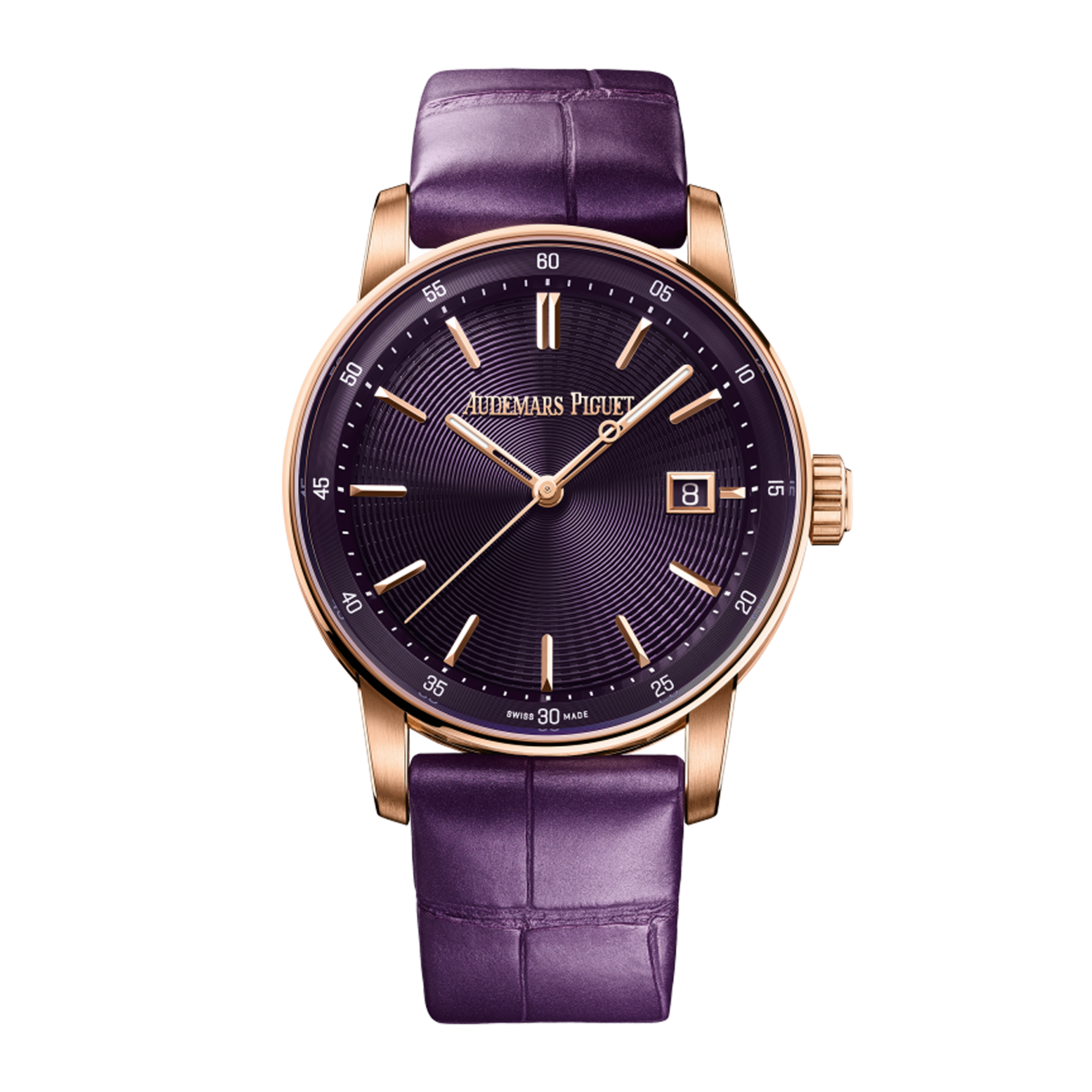 Audemars Piguet Code 11.59 Rose Gold Purple Dial 38mm