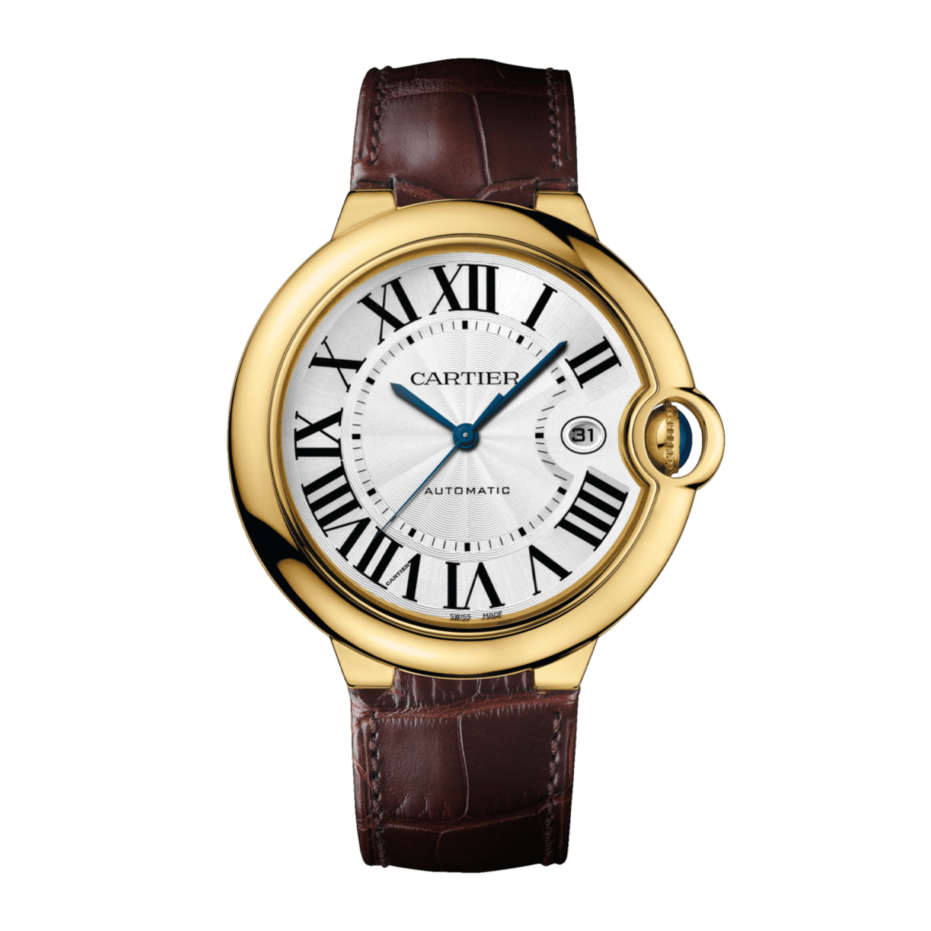 Cartier Ballon Bleu de Cartier Yellow Gold Silver Dial 42mm