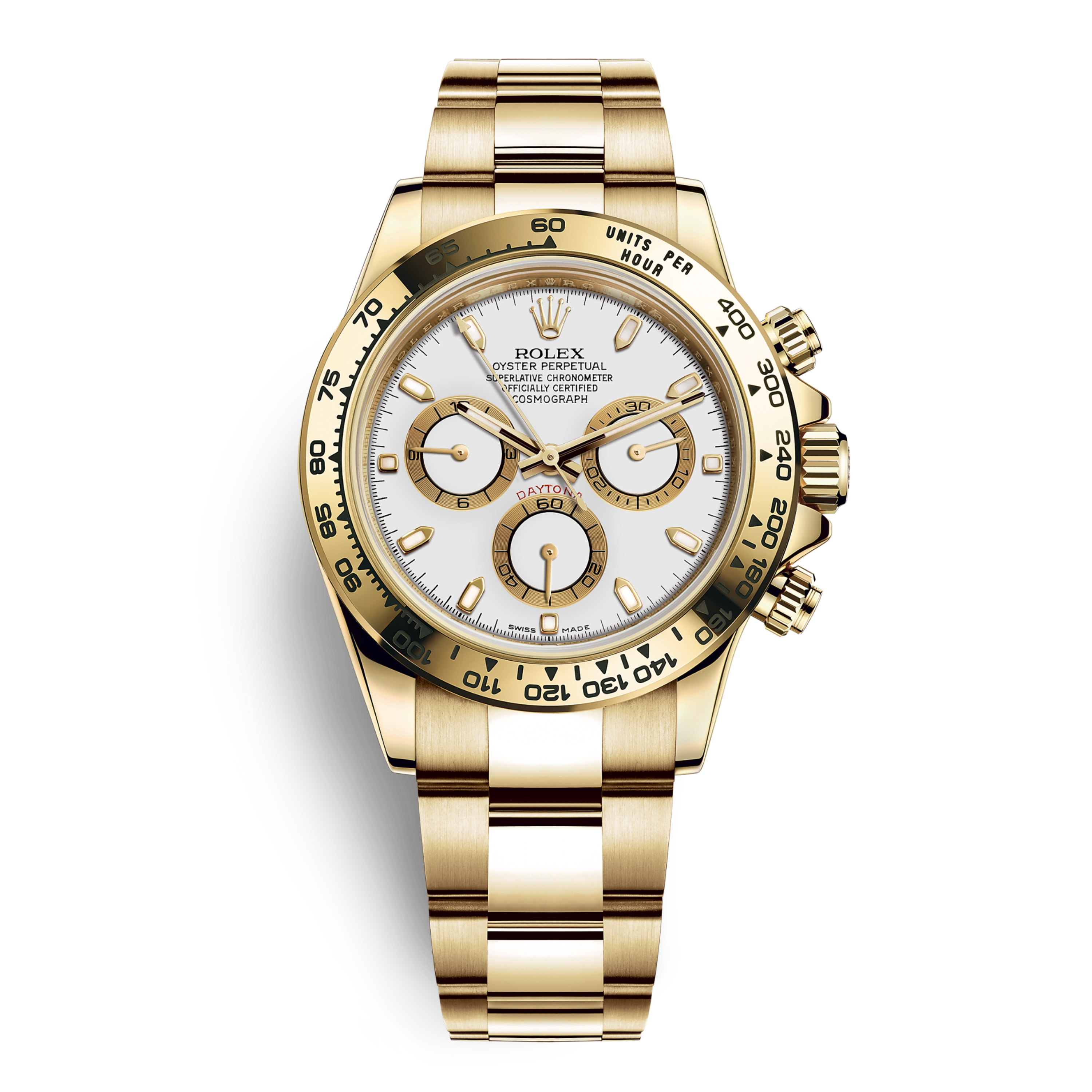 Rolex Daytona Yellow Gold White Dial 40mm 116508-0001 - Make an