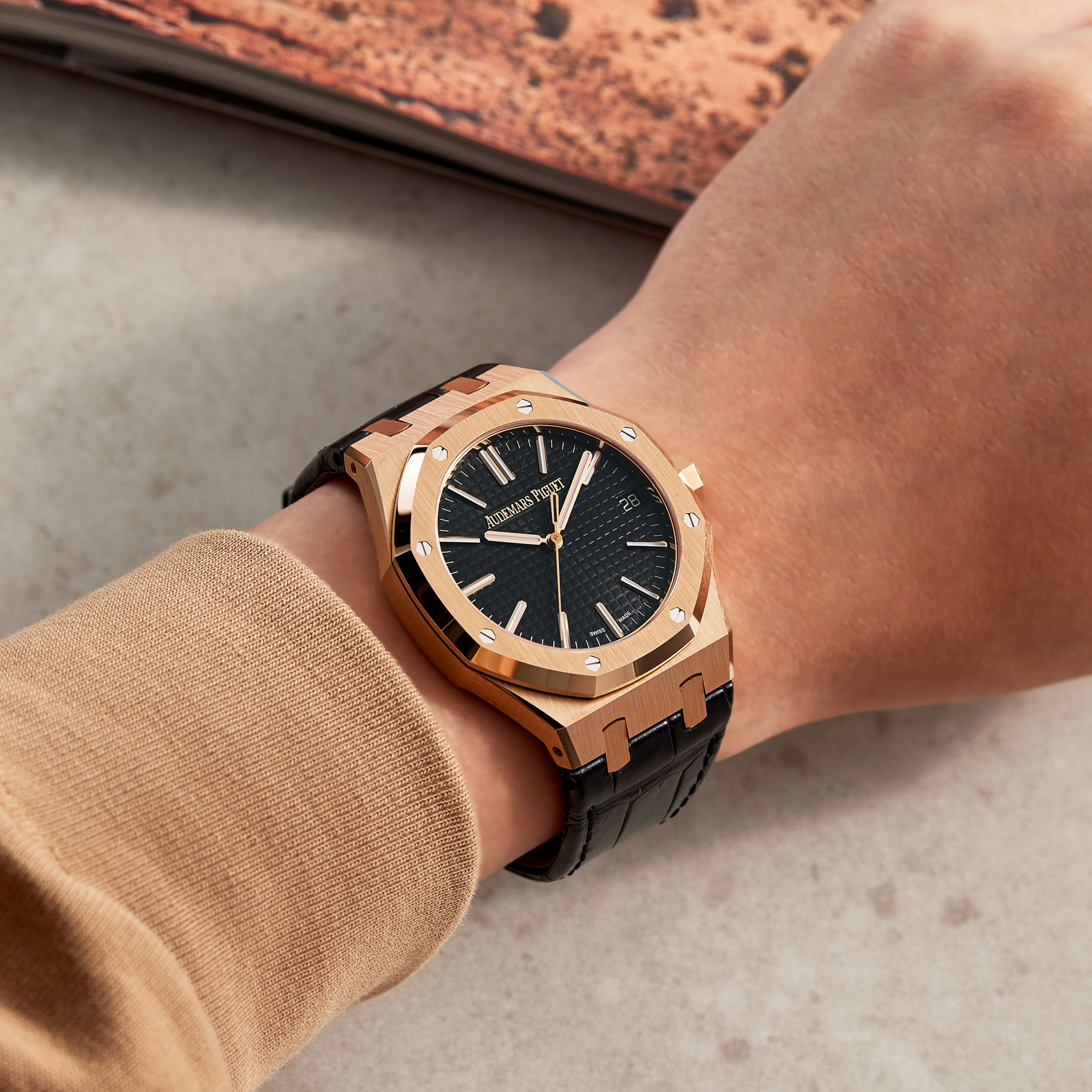 Oak Selfwinding Royal Oak 15400 Rose Gold Audemars Piguet