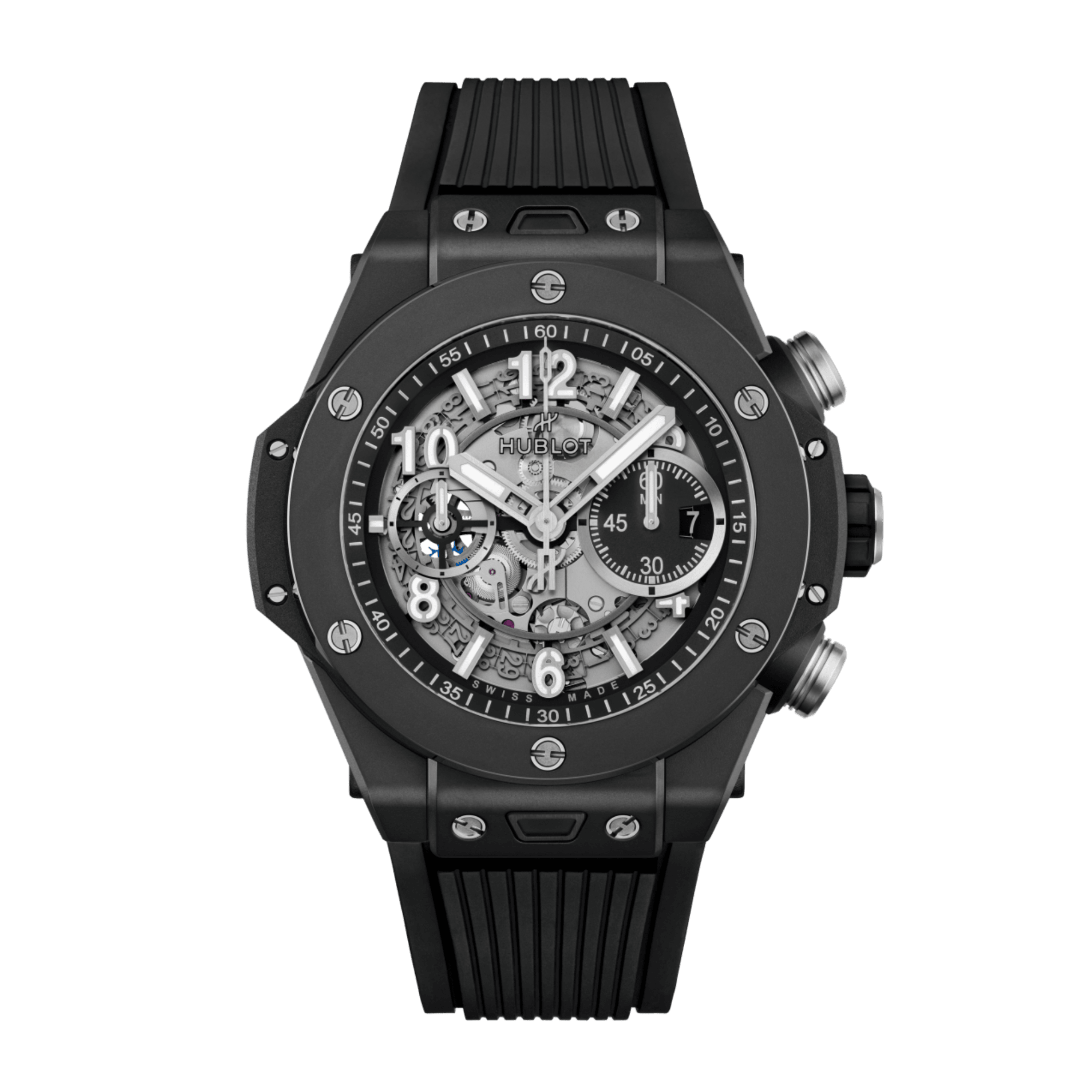 Hublot Big Bang Unico Black Magic Ceramic Skeleton Dial 44mm 421