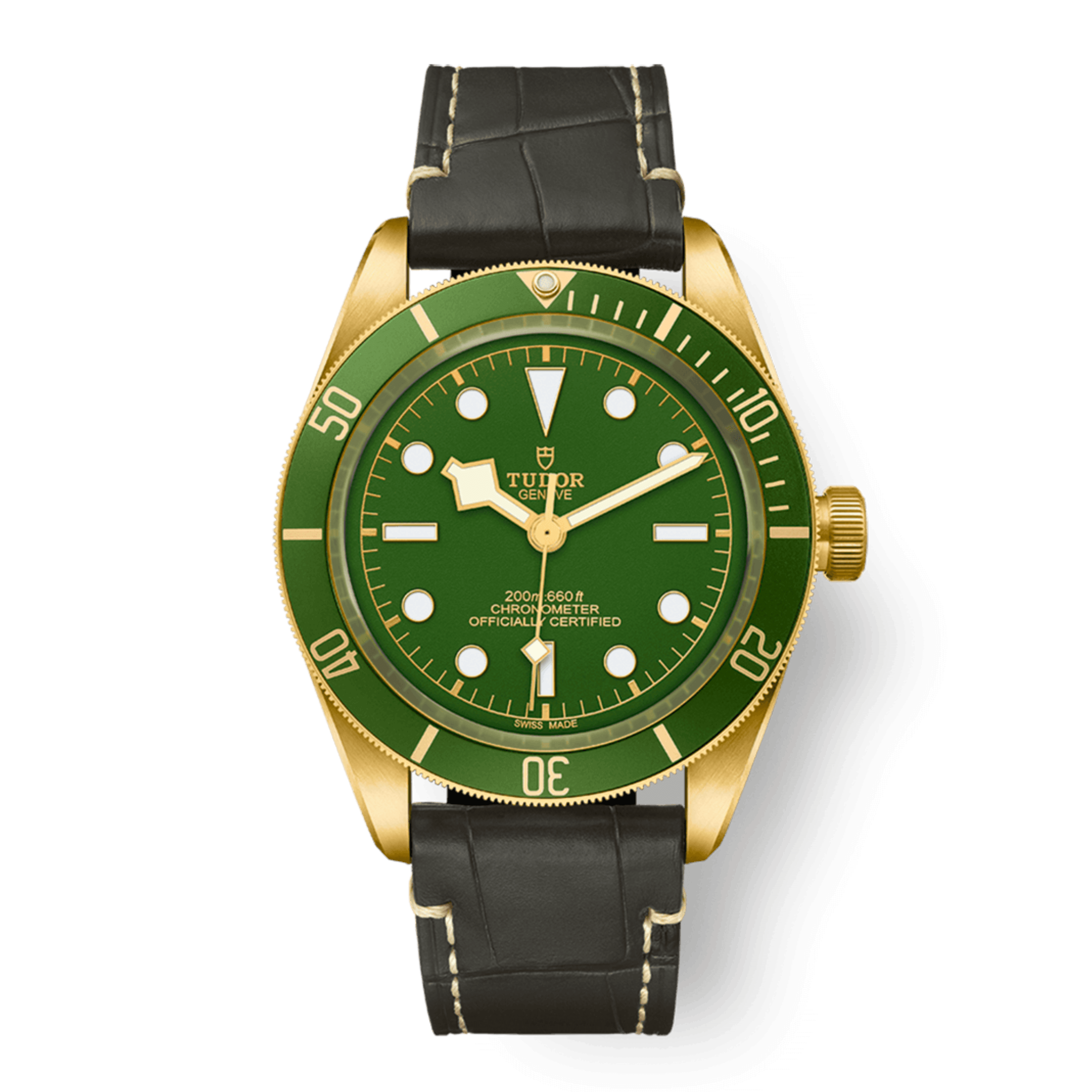 Tudor Black Bay 58 Yellow Gold Green Dial 39mm M79018V-0001 - Make