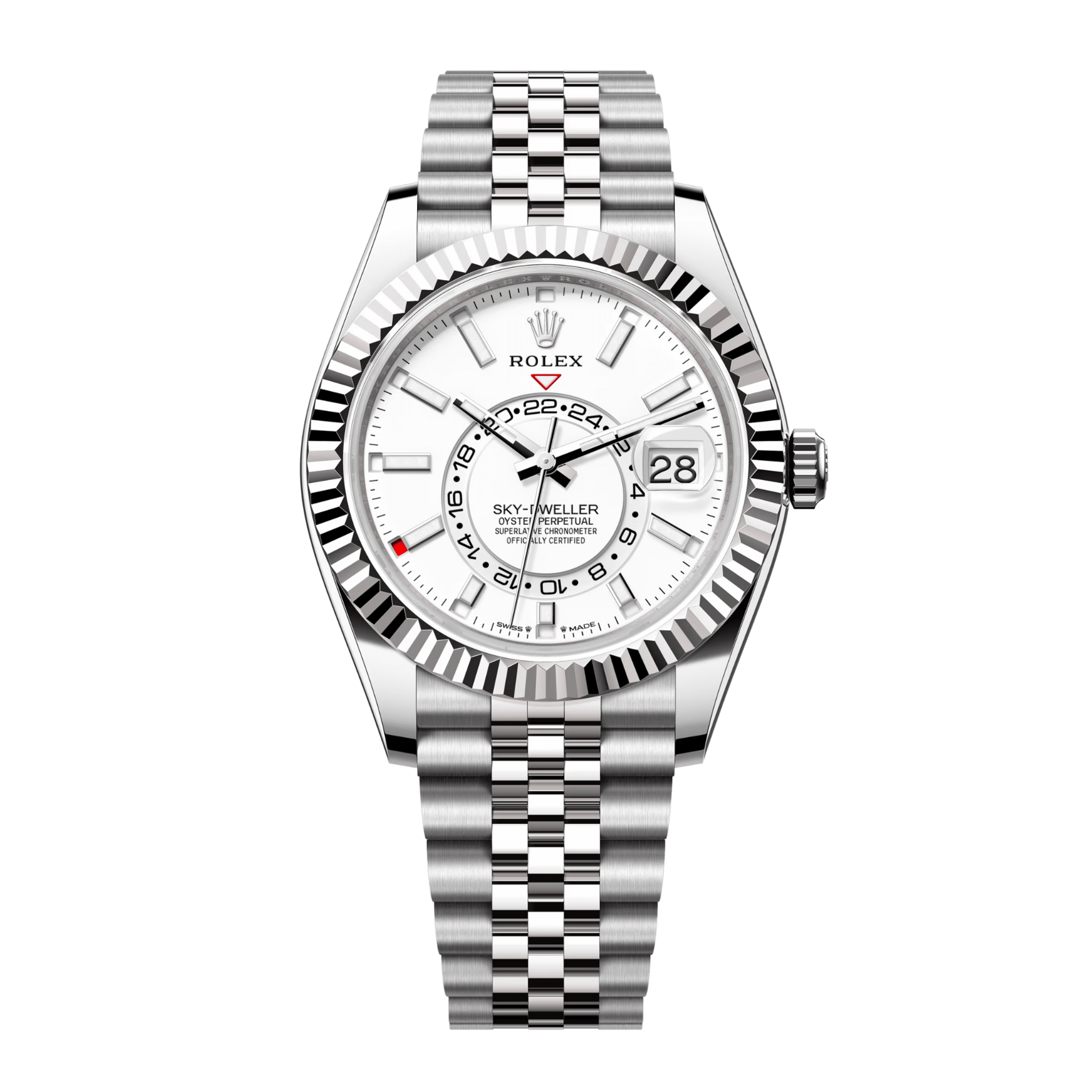Rolex Sky-Dweller Steel Jubilee White Dial 42mm 336934-0004 - Make
