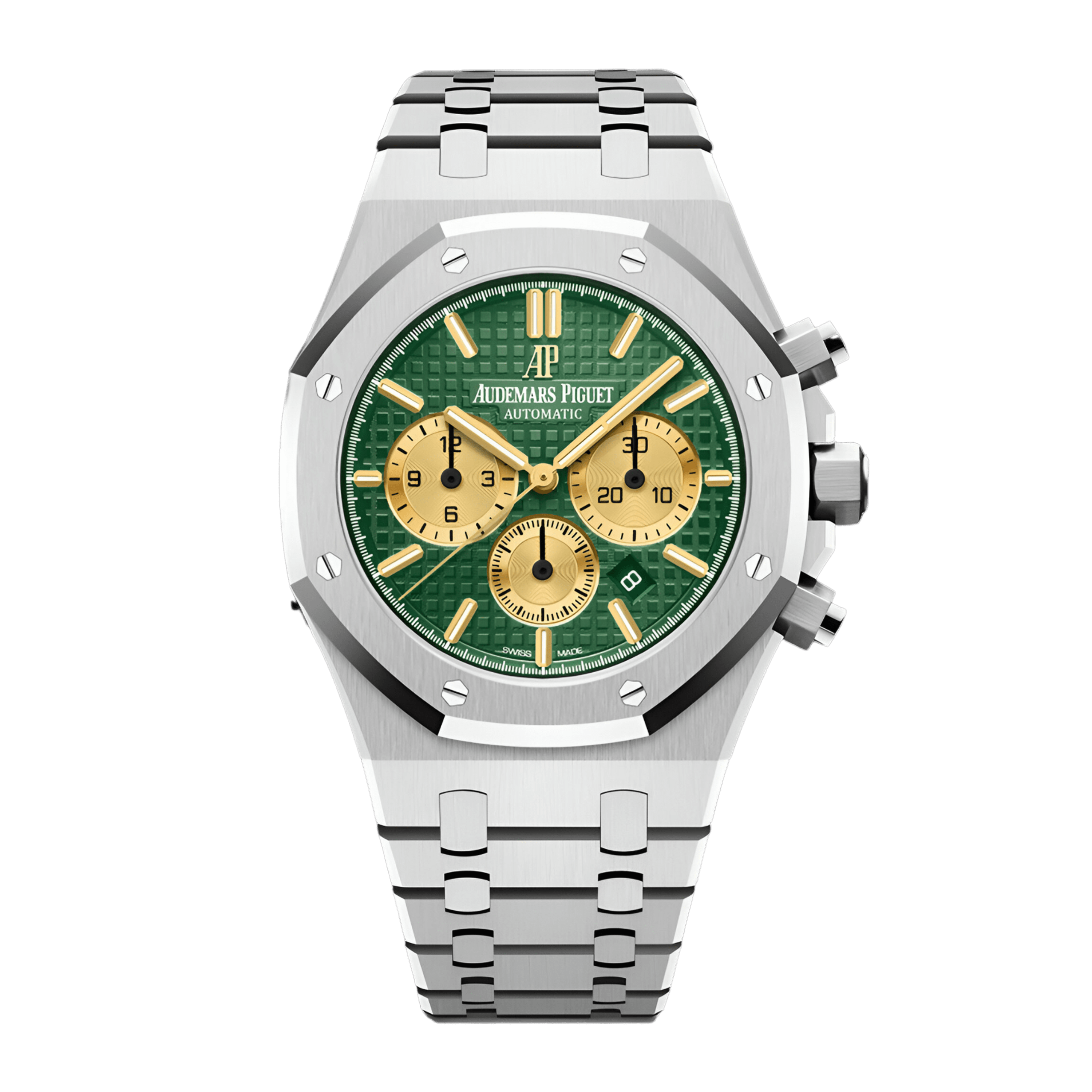 Audemars Piguet Royal Oak Chronograph Platinum Green Dial 41mm