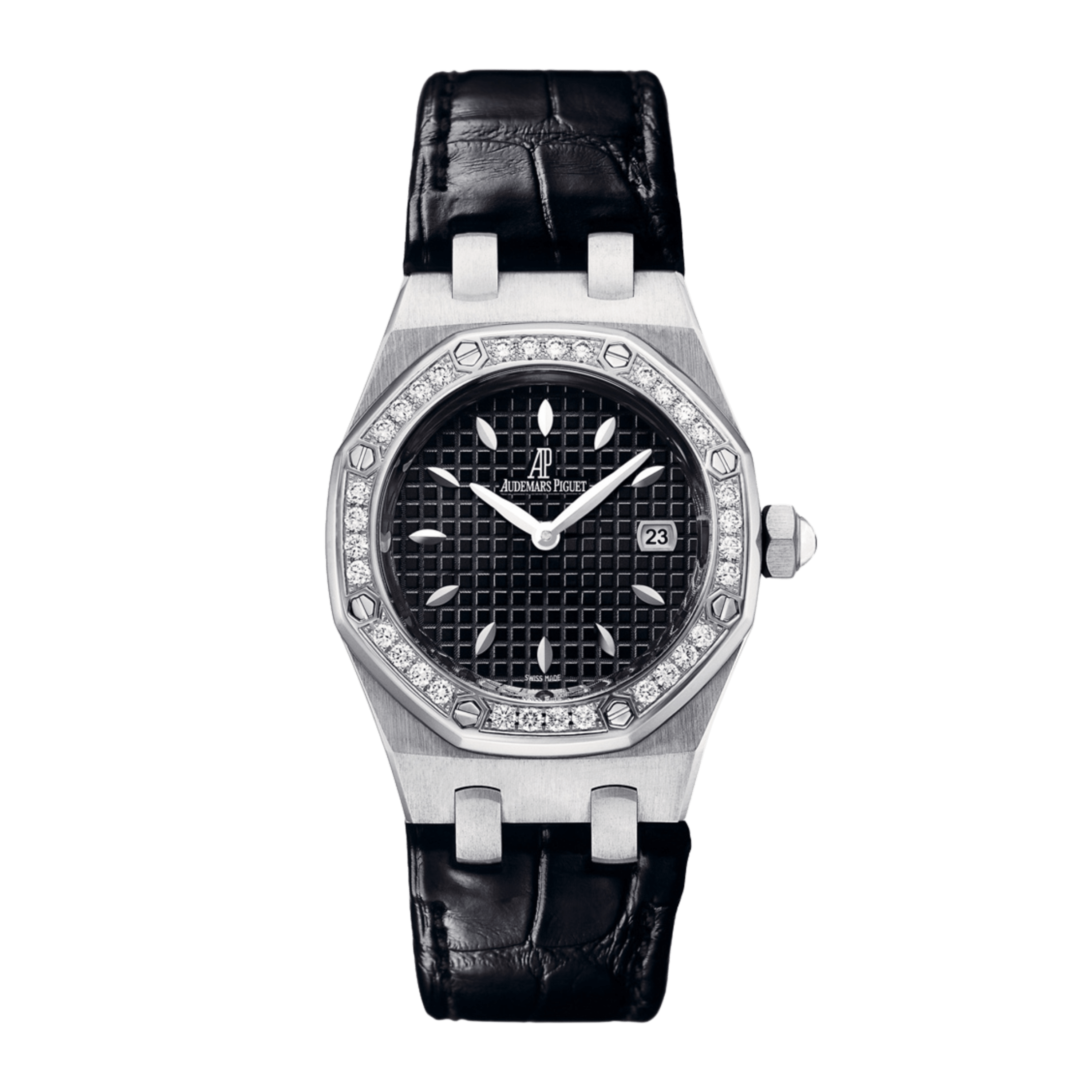 Audemars Piguet Royal Oak Steel Diamond Black Dial 33mm 67621ST.ZZ