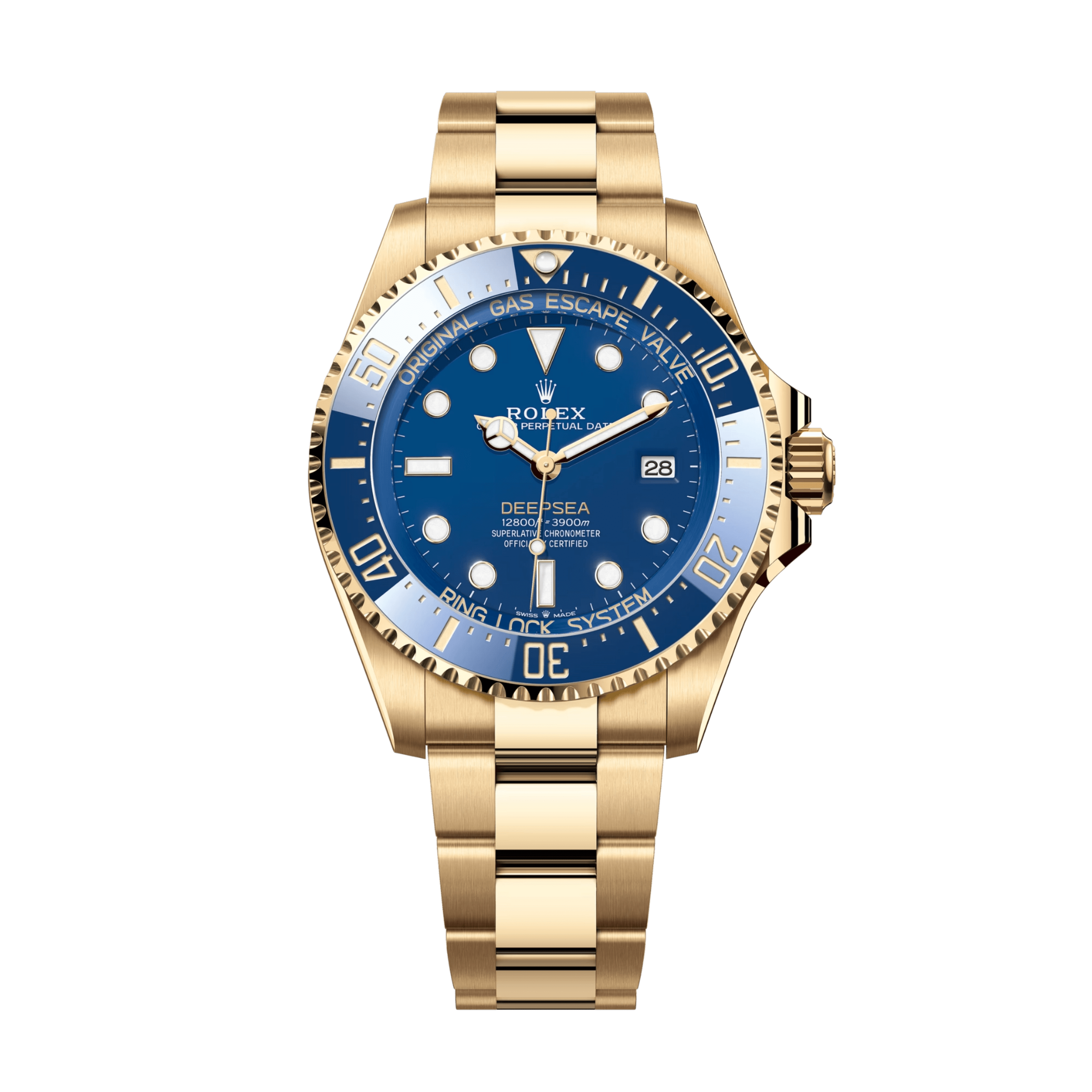 Rolex Sea-Dweller Deepsea Yellow Gold Blue Dial 44mm 136668LB-0001