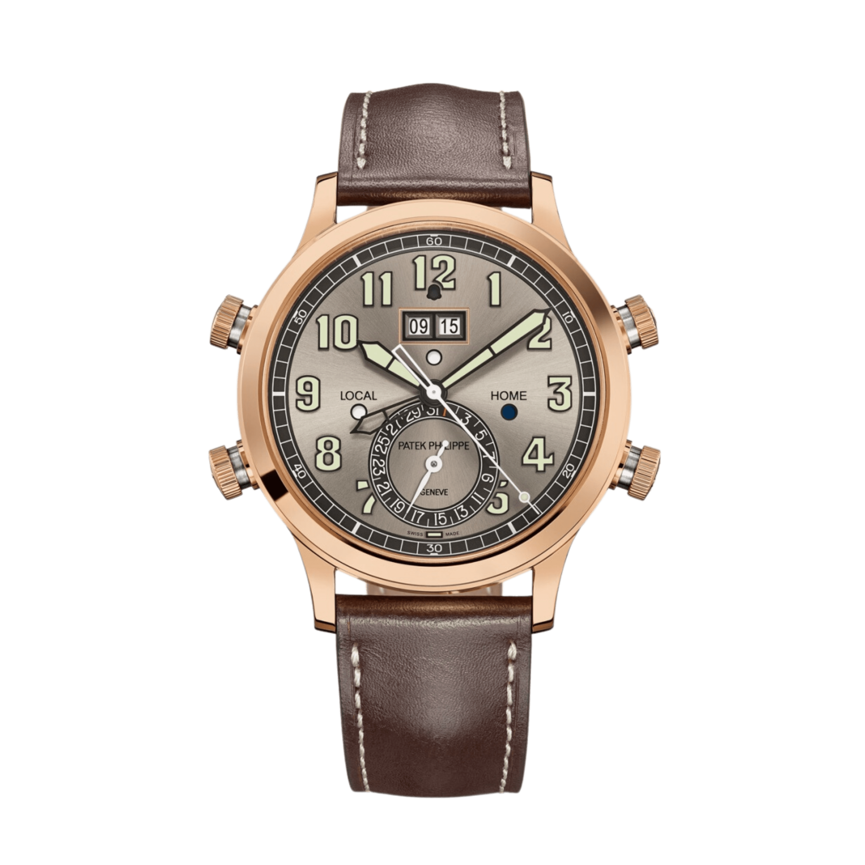 Patek Philippe Grand Complications Alarm Travel Time Rose Gold