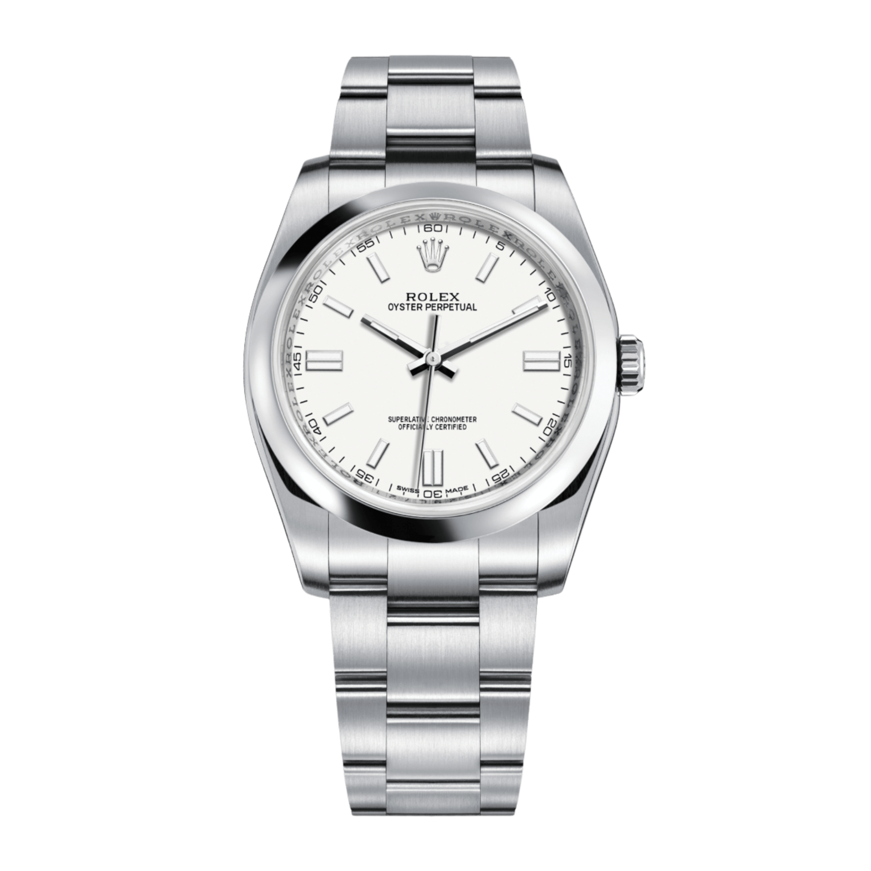 Rolex Oyster Perpetual Steel White Dial 36mm 116000-0012 - Make an offer | Wristcheck