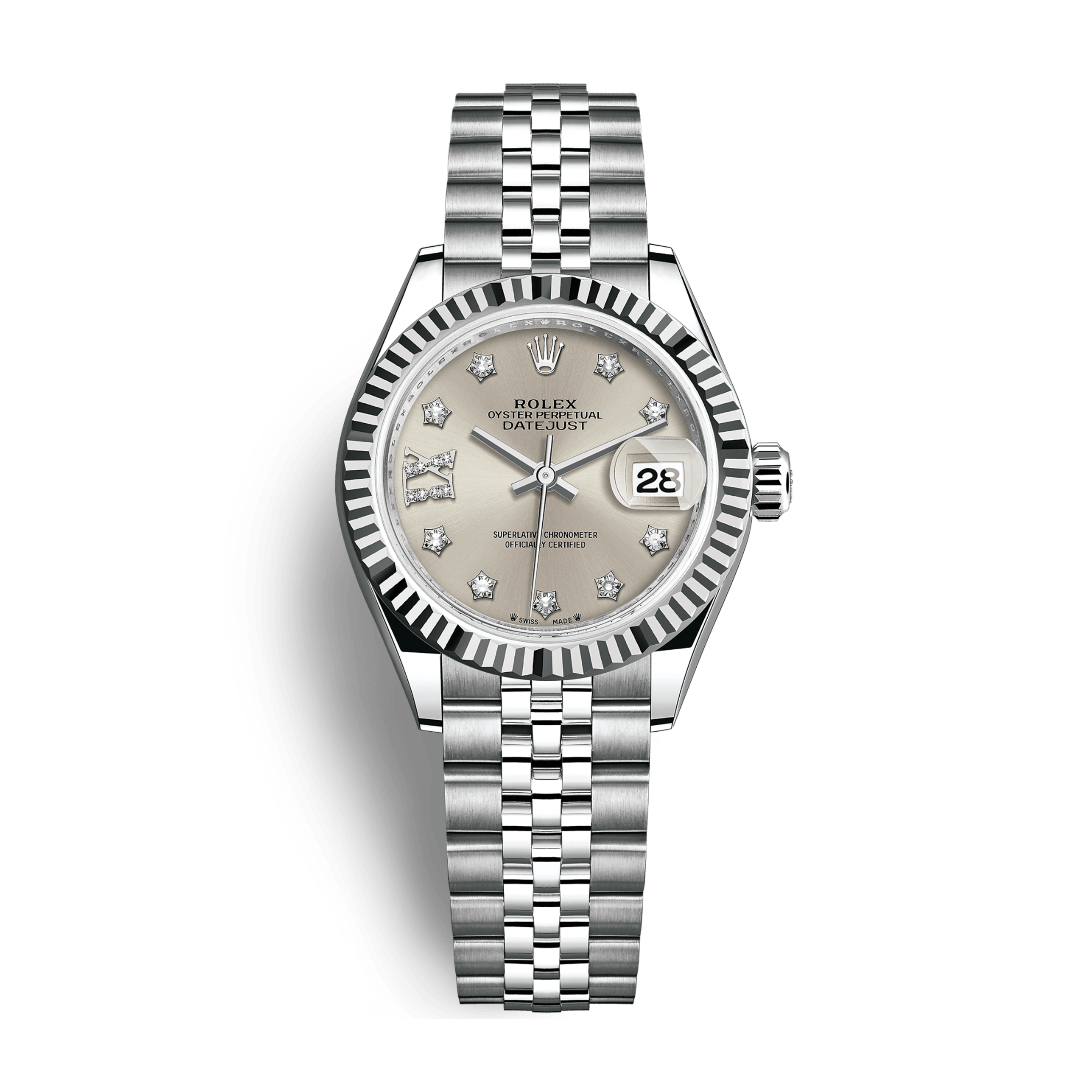 Rolex Lady-Datejust Steel Silver Dial 28mm 279174-0021 - Make an