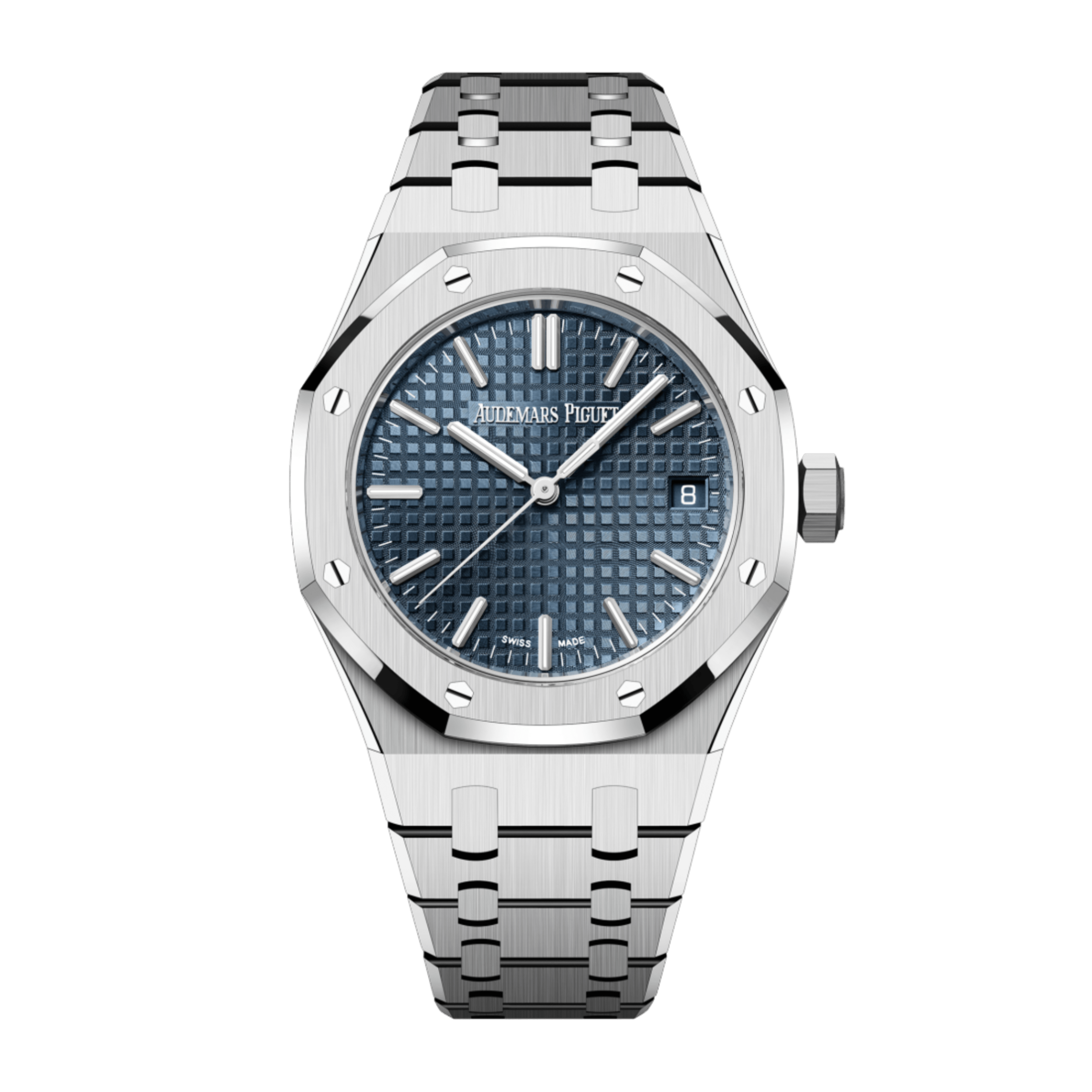 Audemars Piguet Royal Oak Selfwinding Steel Blue Dial 37mm 15550ST