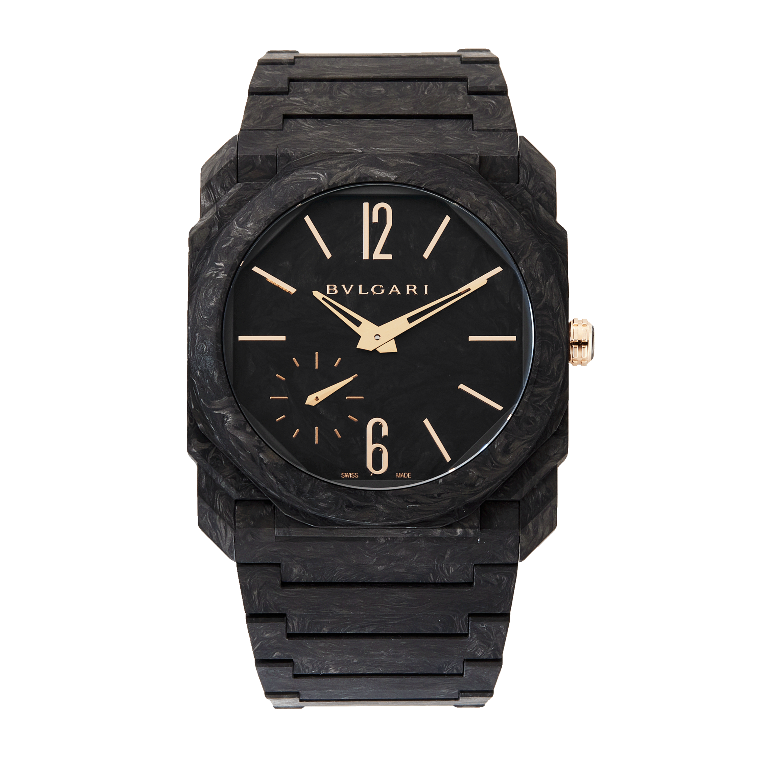 Bulgari Octo Finissimo Carbon Black Dial 40mm 103779 - Make an