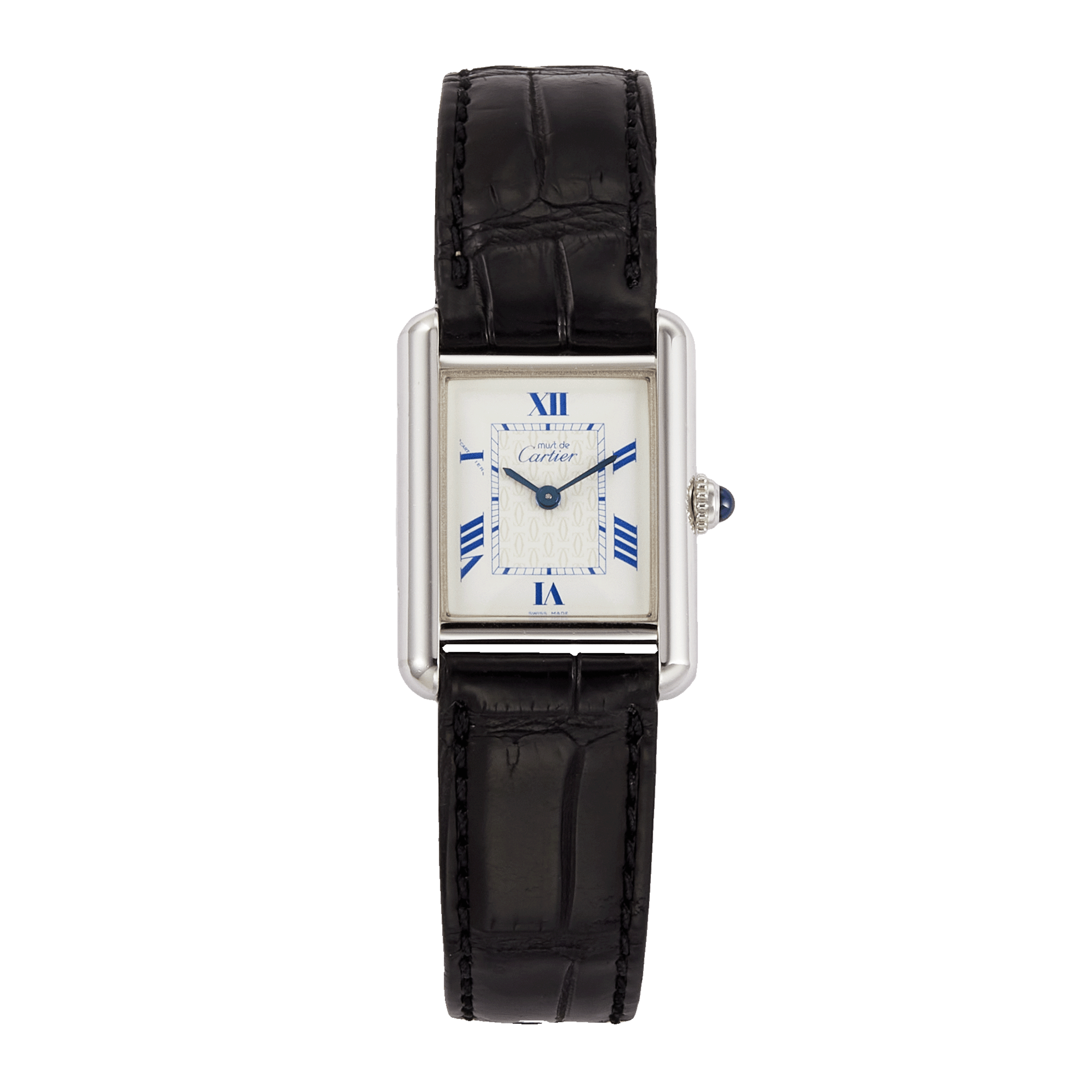 Cartier マネークリップ Must de Cartier Cartier Watch Must Tank Three Color Gold Stripe Dial LM Men