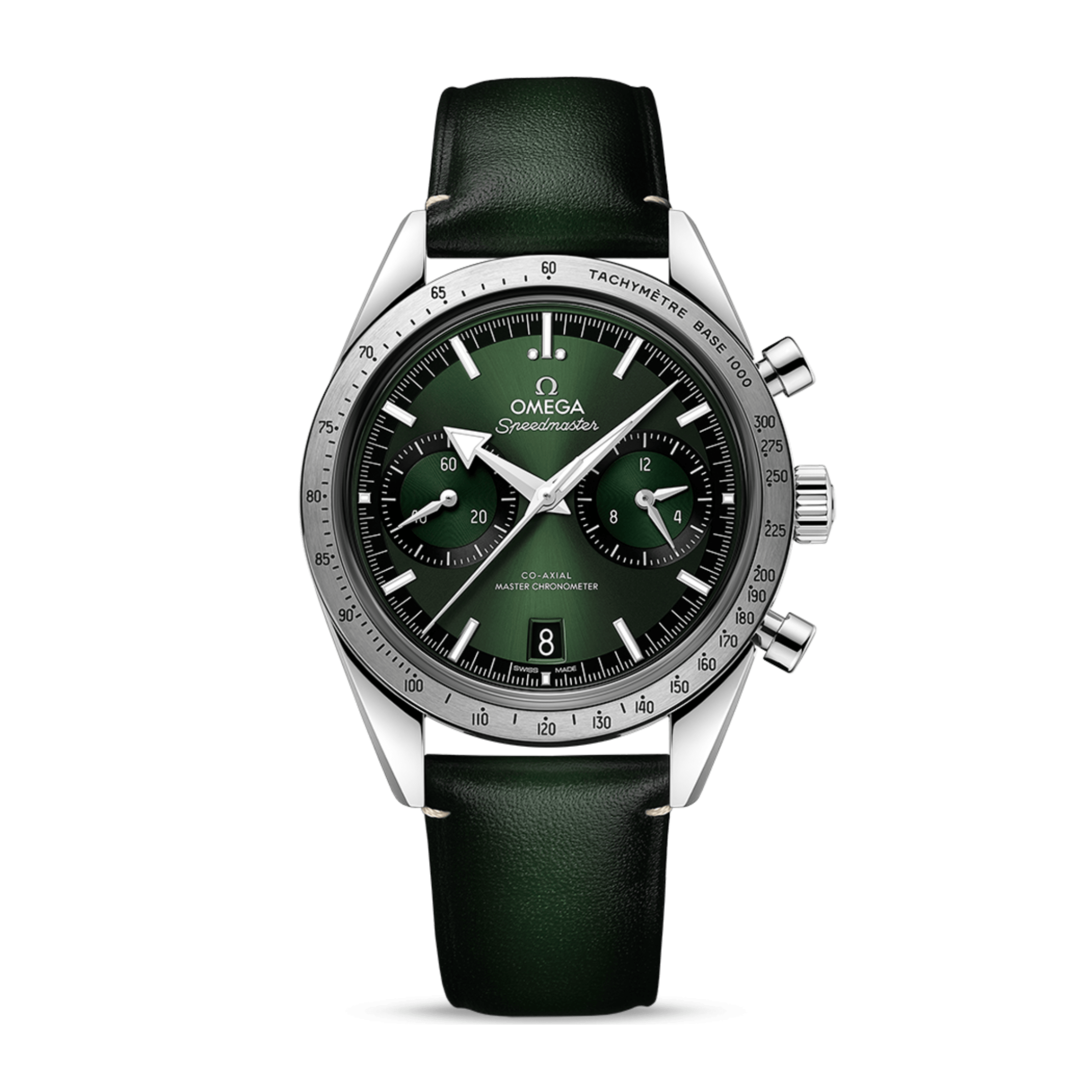 Omega Speedmaster '57 Chronograph Steel Green Dial 40mm 332.12