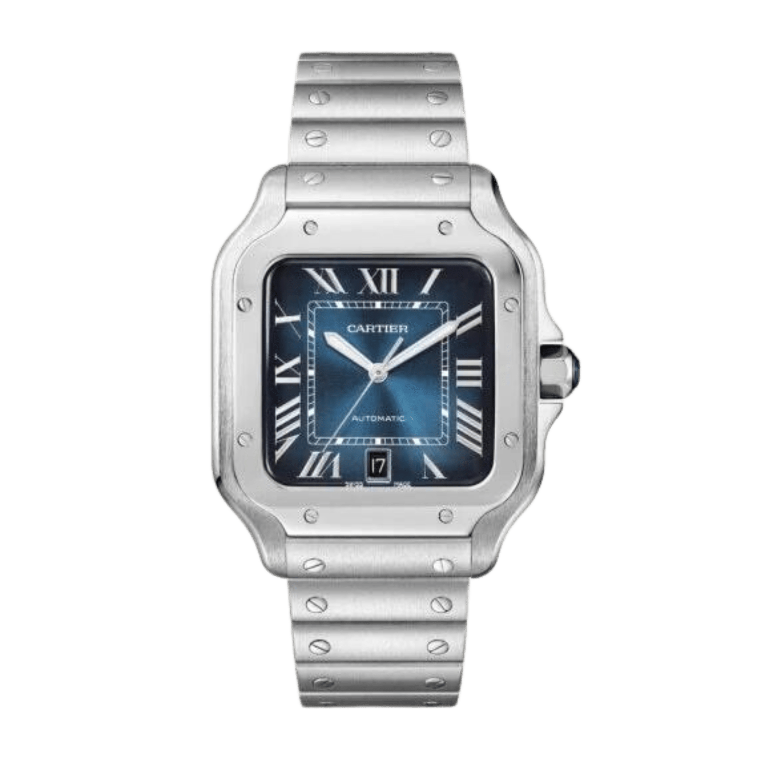 Cartier Santos de Cartier Steel Blue Dial 40mm WSSA0030 Cartier Santos de Cartier Steel Blue Dial 40mm WSSA0030